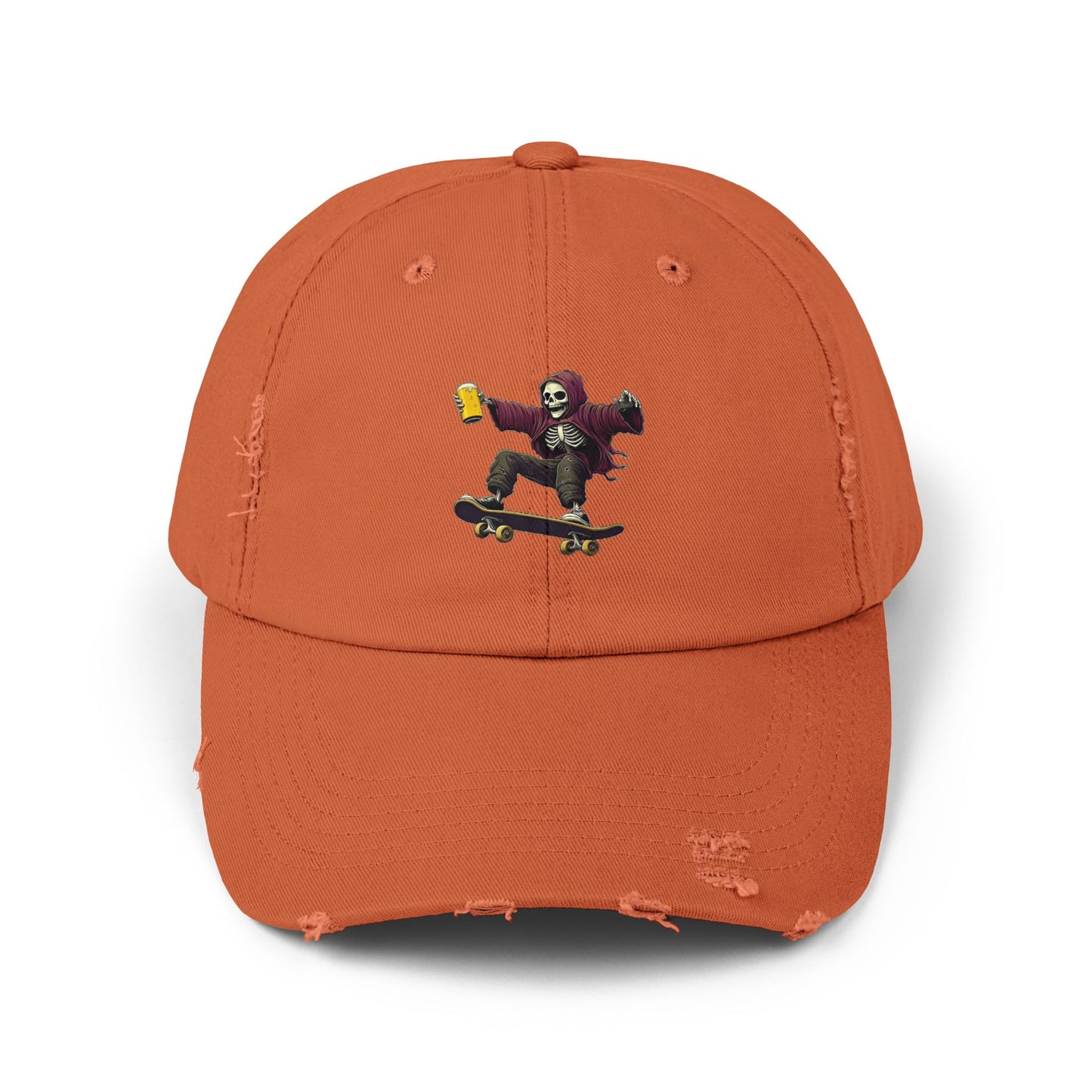 Skateboard Skeleton Cap