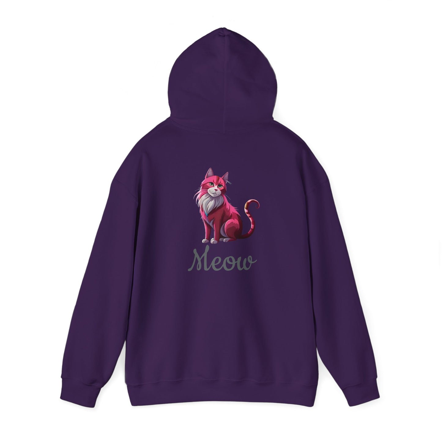Pink Cat Hooded Sweatshirt