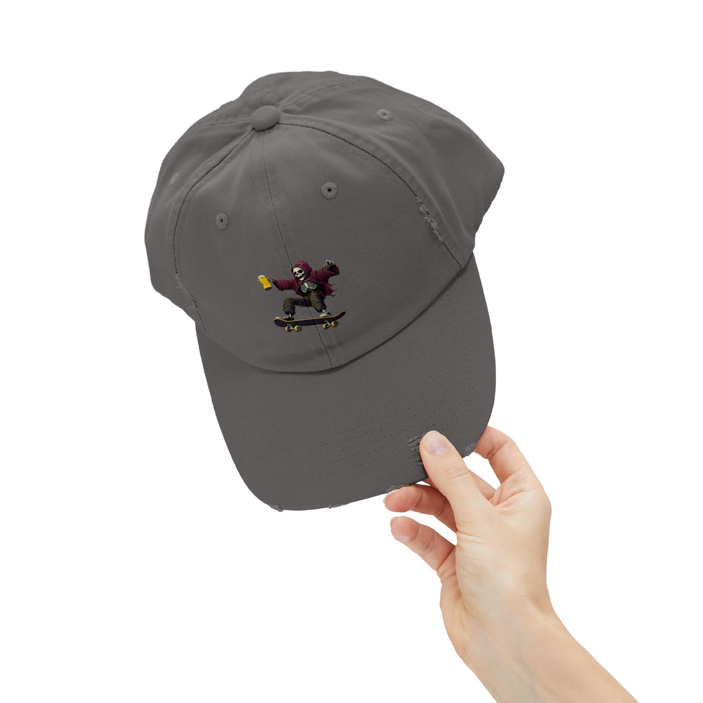Skateboard Skeleton Cap