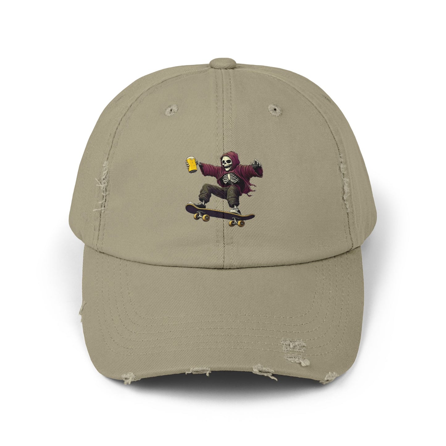 Skateboard Skeleton Cap