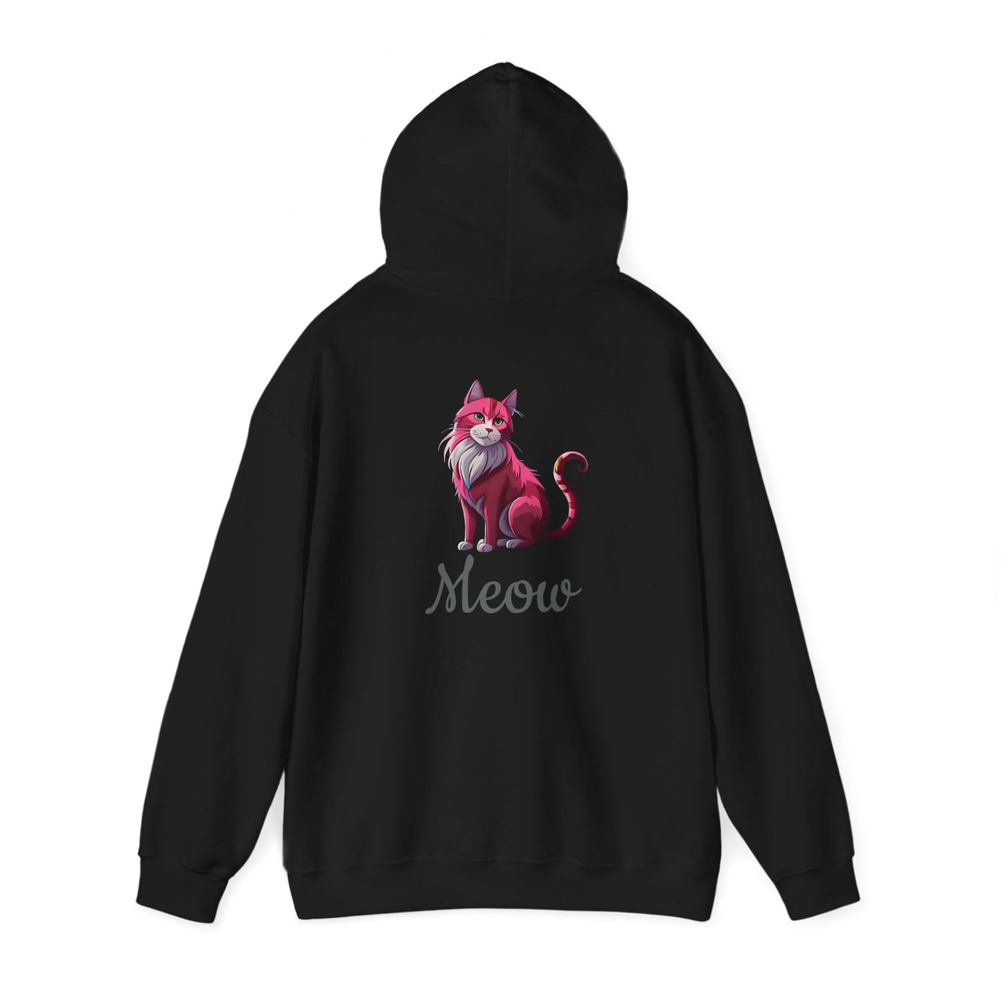 Pink Cat Hooded Sweatshirt