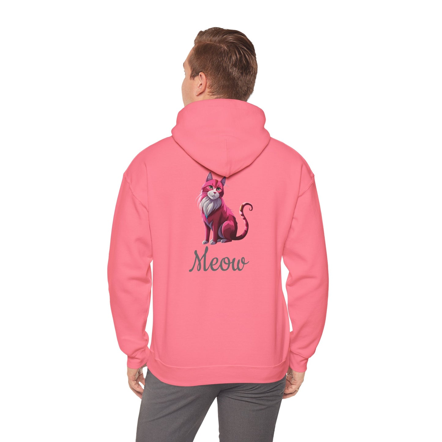 Pink Cat Hooded Sweatshirt