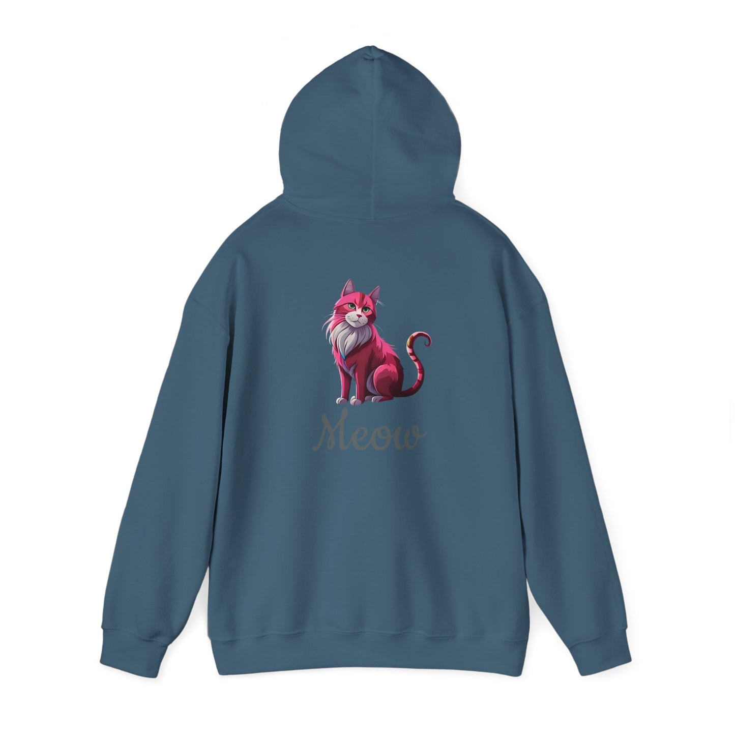 Pink Cat Hooded Sweatshirt