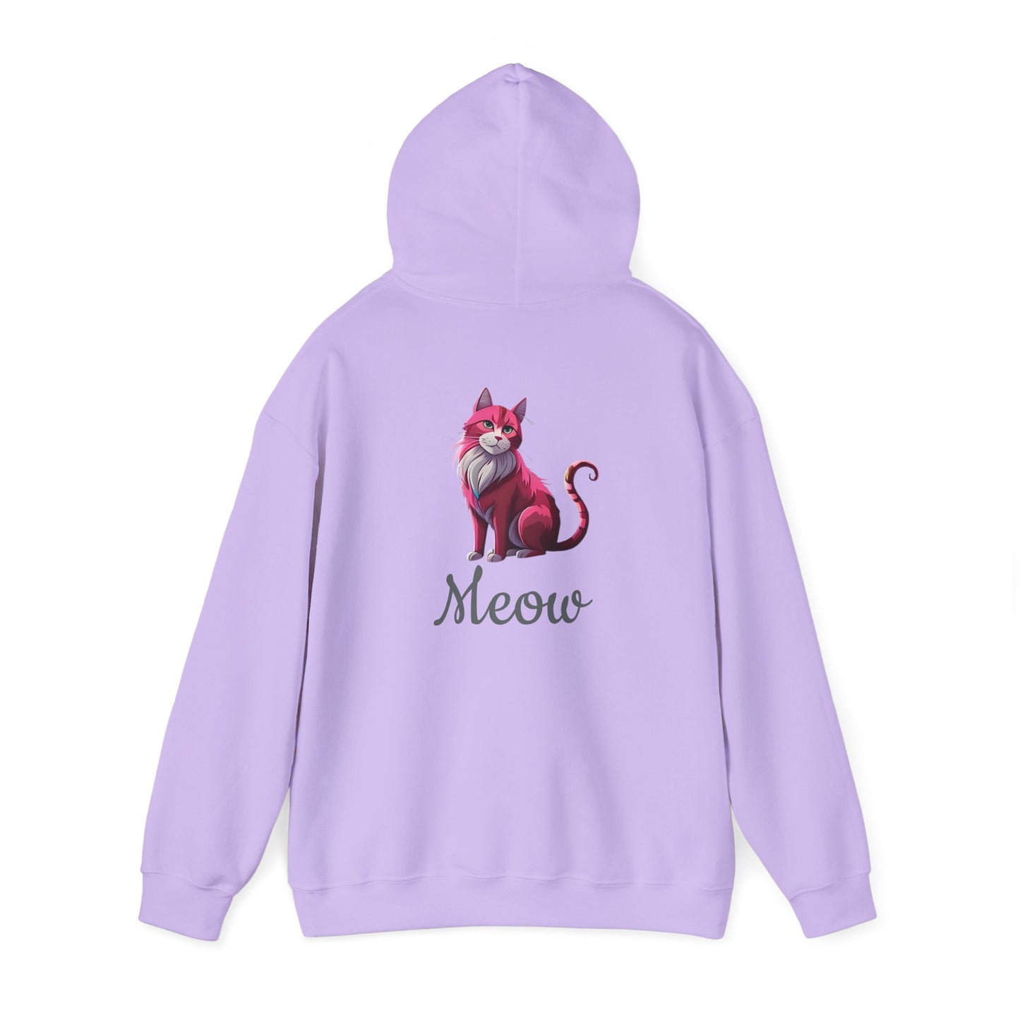 Pink Cat Hooded Sweatshirt