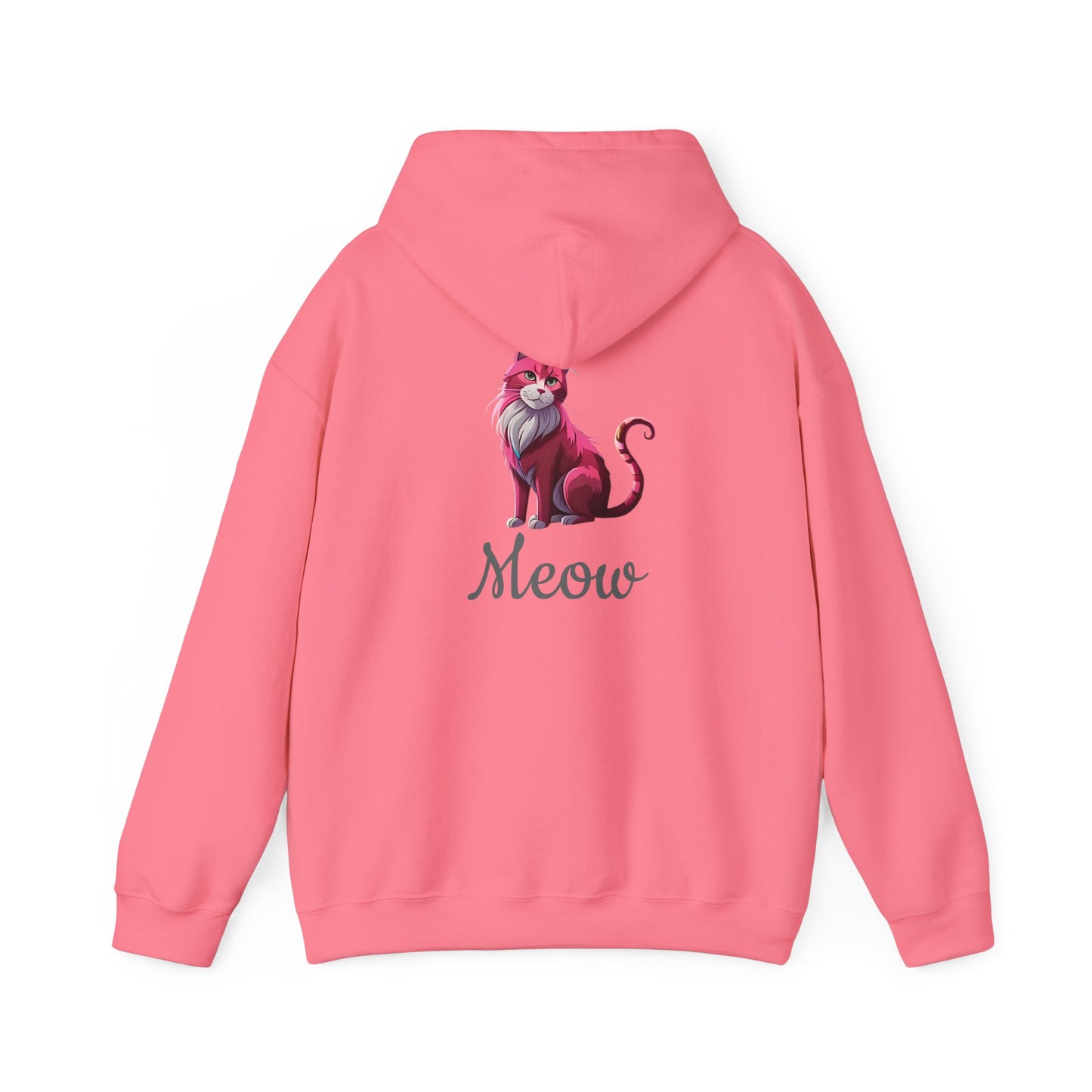Pink Cat Hooded Sweatshirt