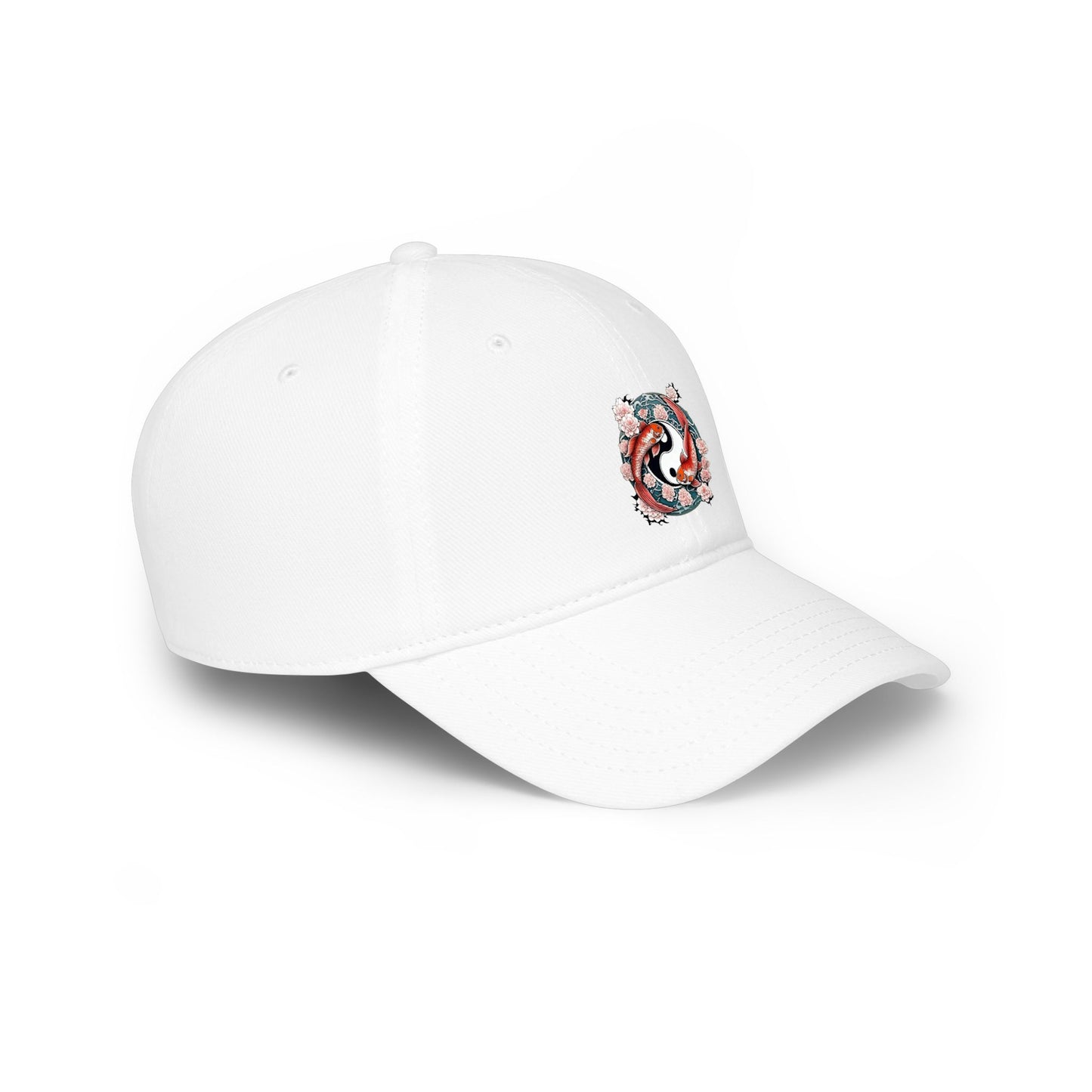 Koi Fish Yin Yang Baseball Cap