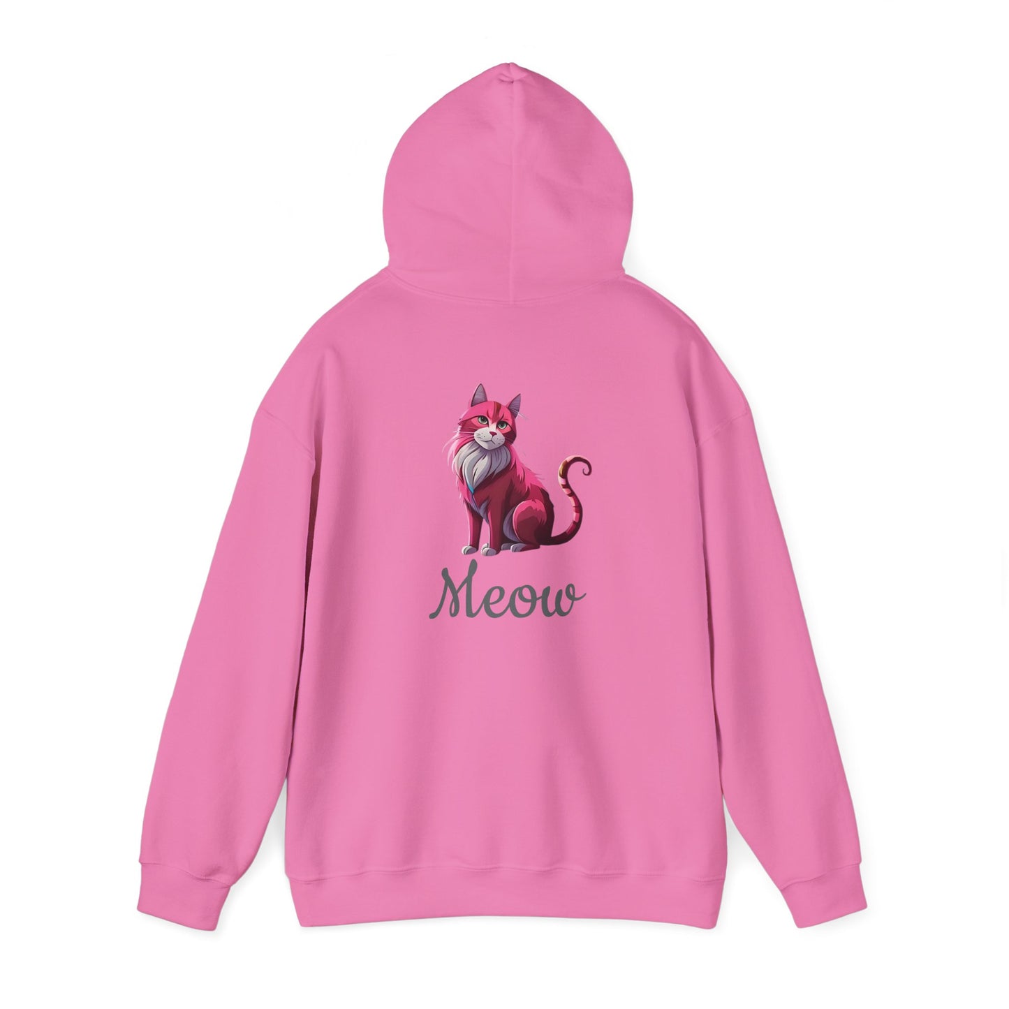Pink Cat Hooded Sweatshirt