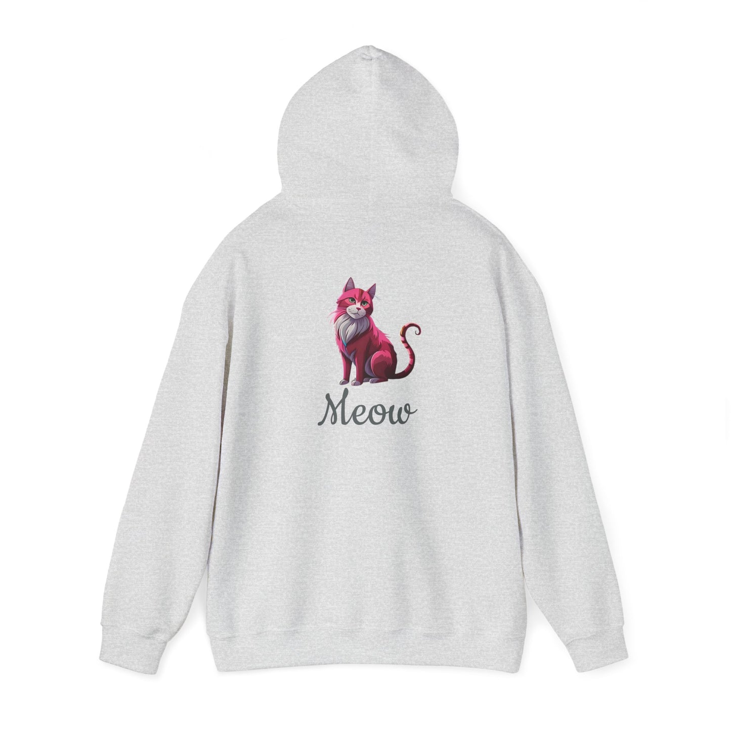 Pink Cat Hooded Sweatshirt
