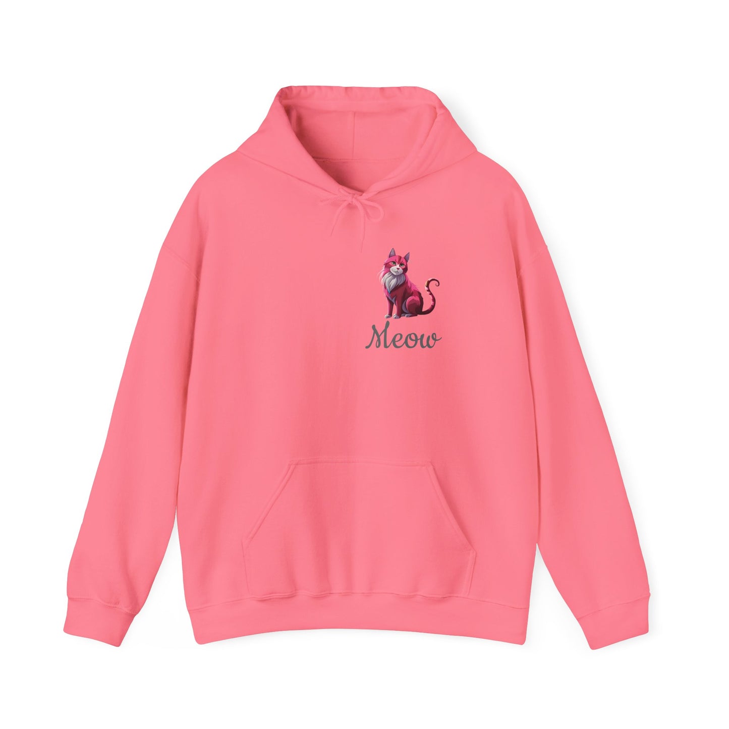 Pink Cat Hooded Sweatshirt