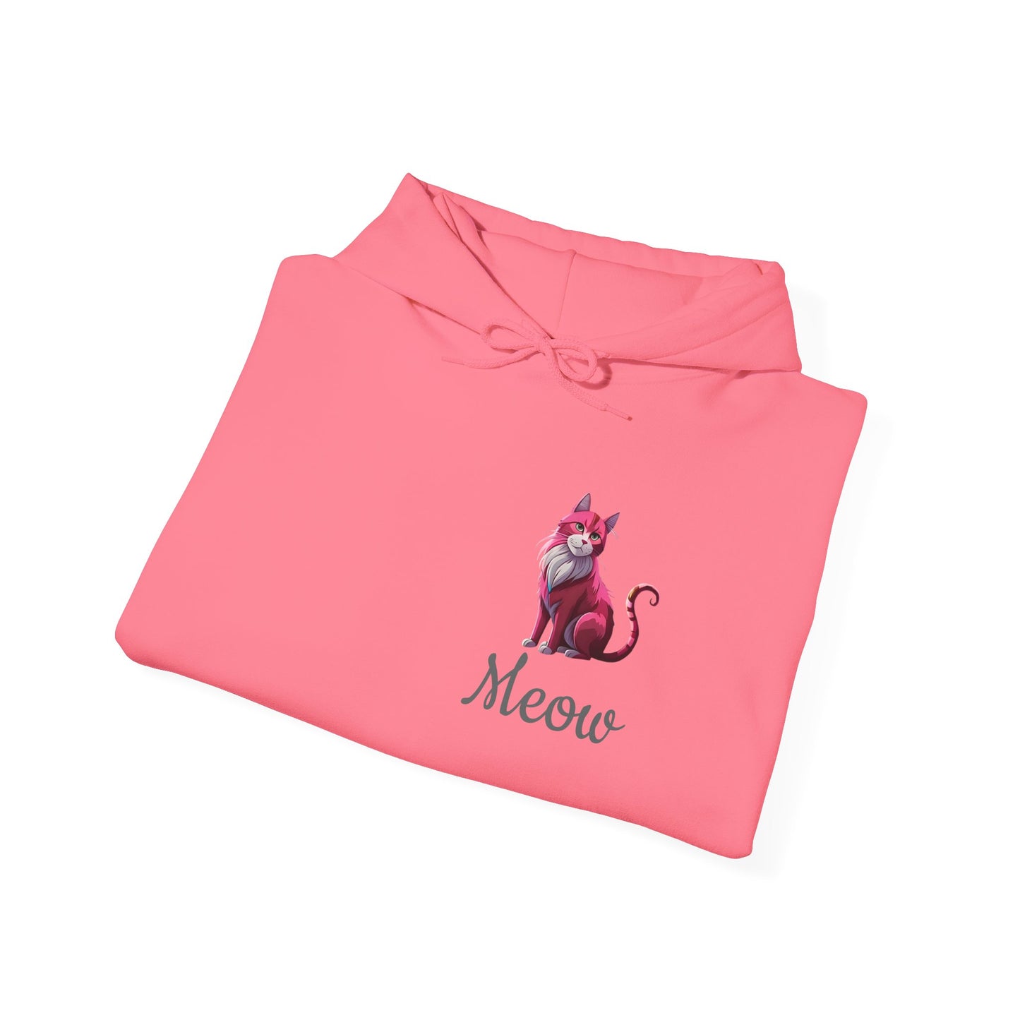 Pink Cat Hooded Sweatshirt
