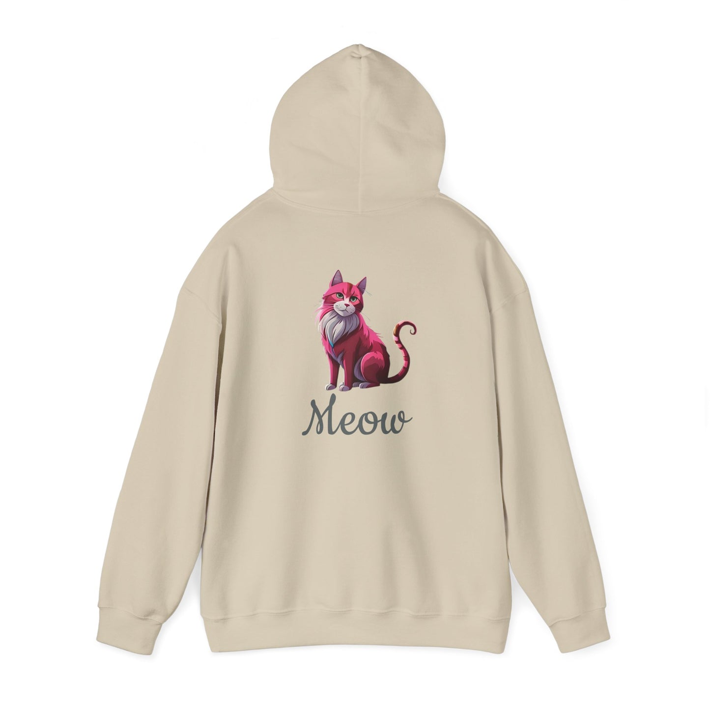 Pink Cat Hooded Sweatshirt