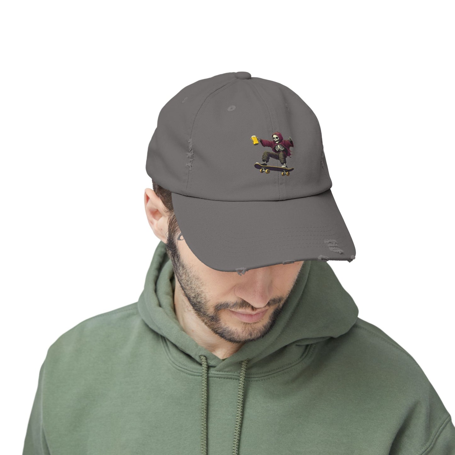 Skateboard Skeleton Cap