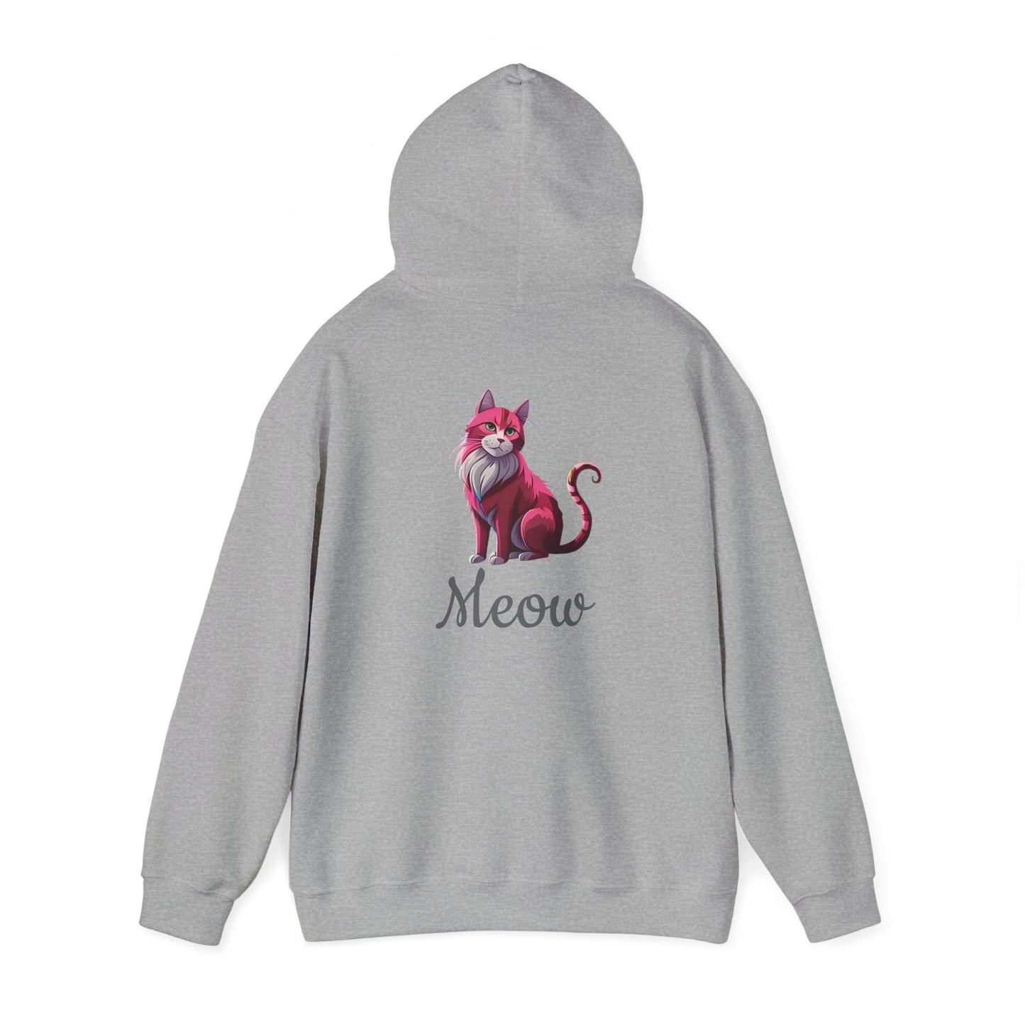 Pink Cat Hooded Sweatshirt