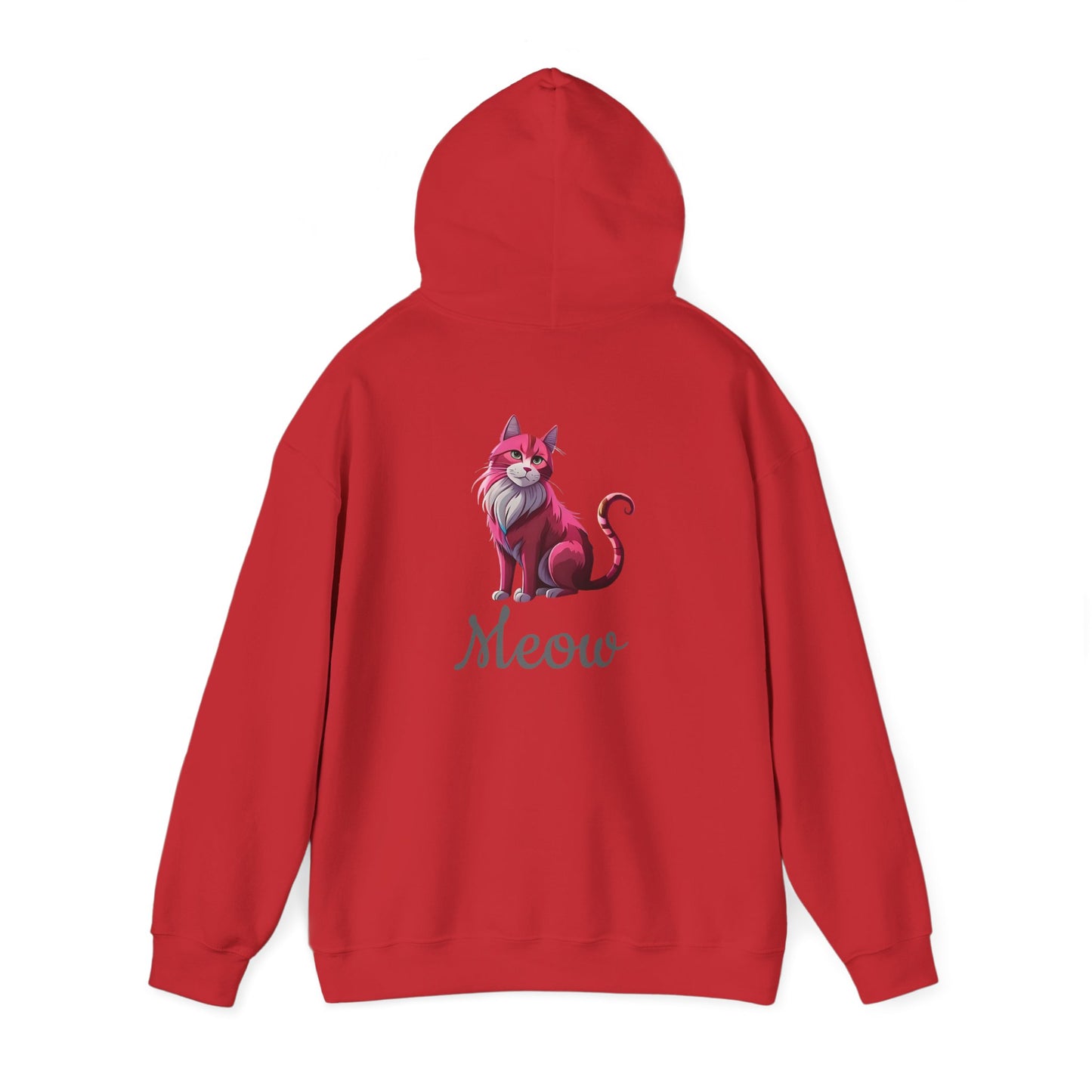 Pink Cat Hooded Sweatshirt
