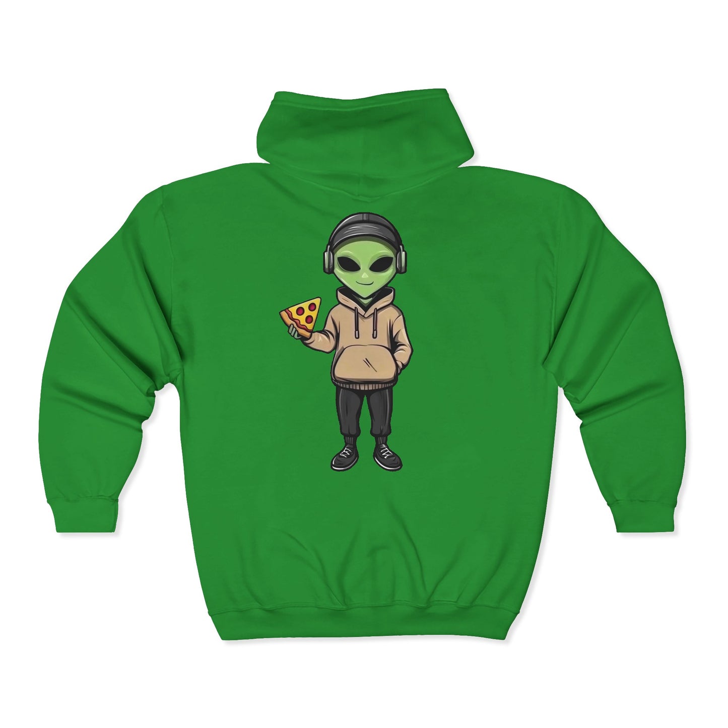 Chill Alien Full Zipper Hoodie