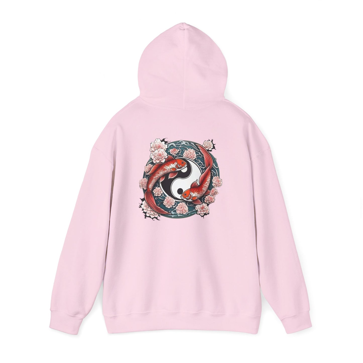 Koi Fish Yin Yang Hooded Sweatshirt
