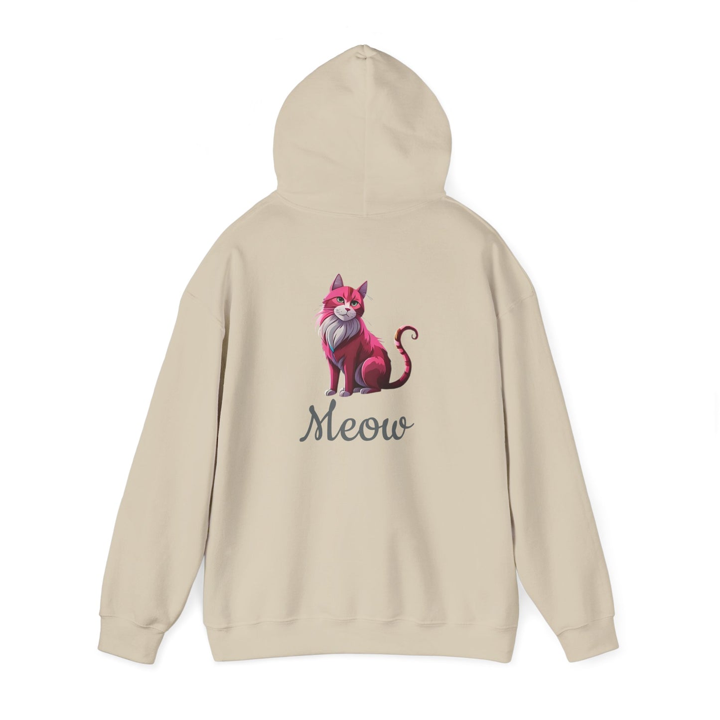 Pink Cat Hooded Sweatshirt