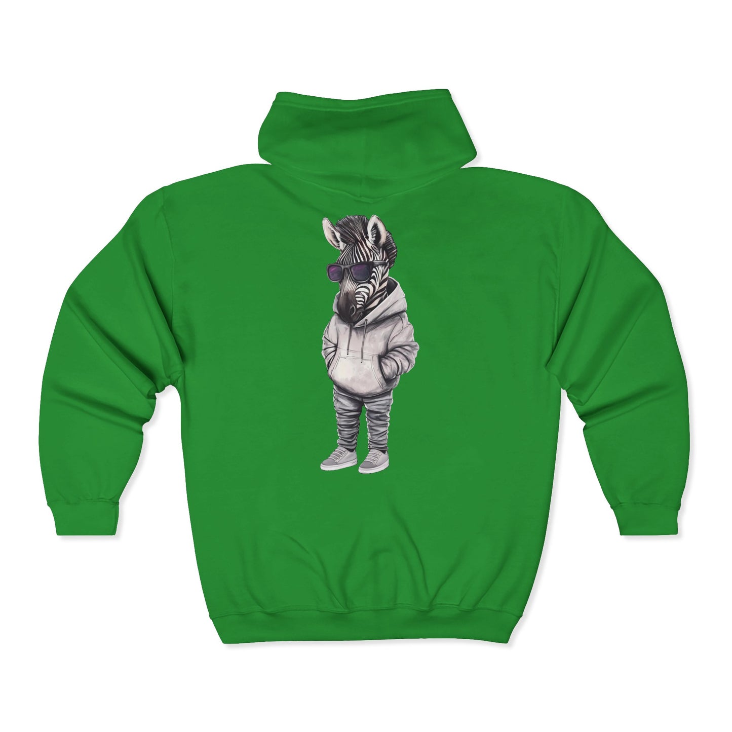 Chill Zebra Full Zipper Hoodie