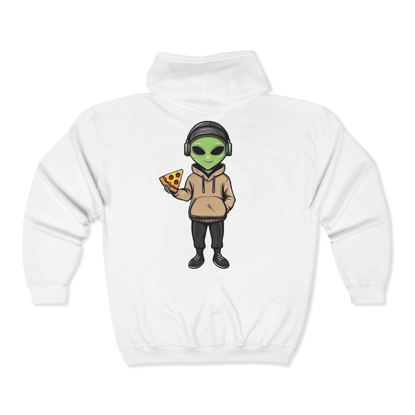 Chill Alien Full Zipper Hoodie