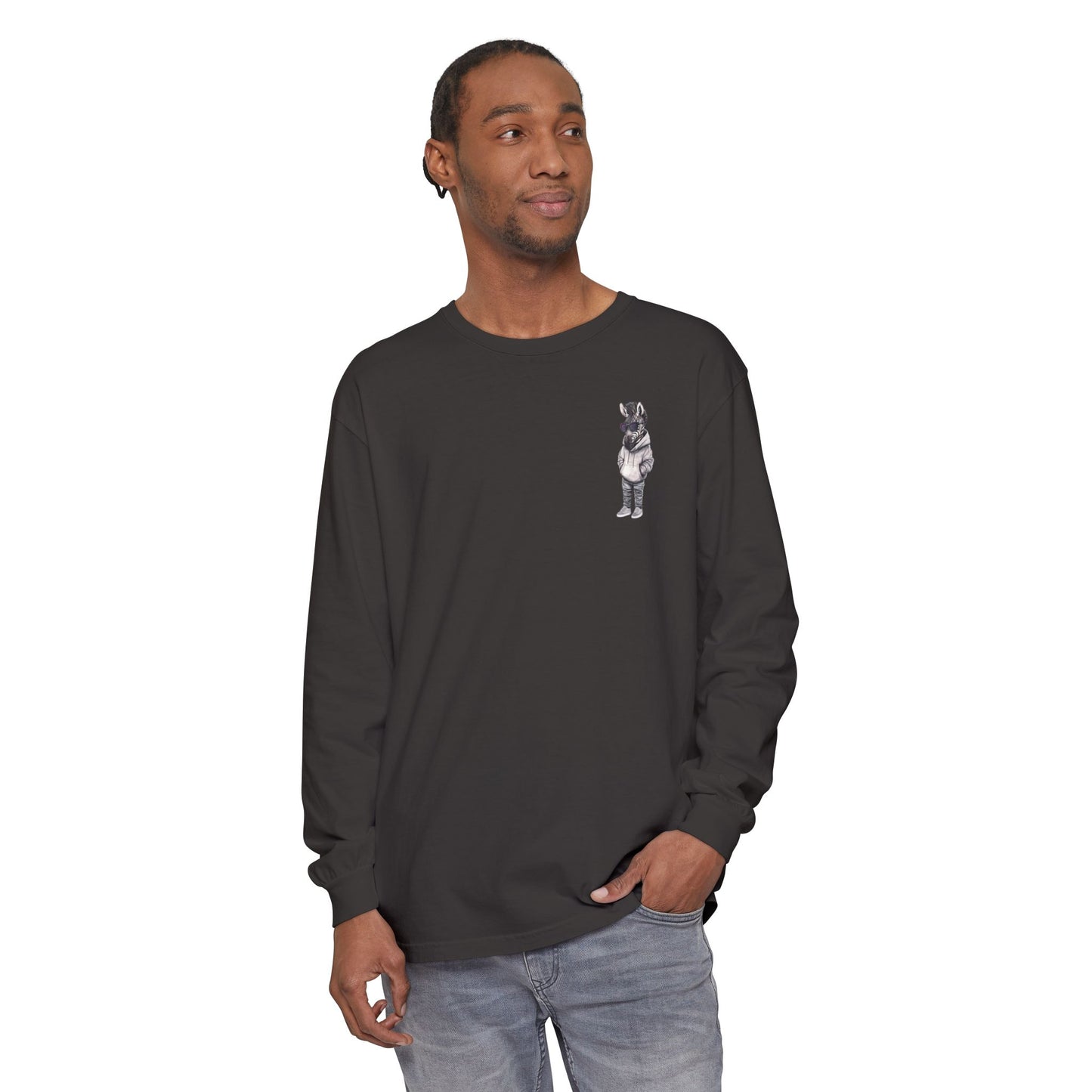 Chill Zebra Long Sleeve Tee
