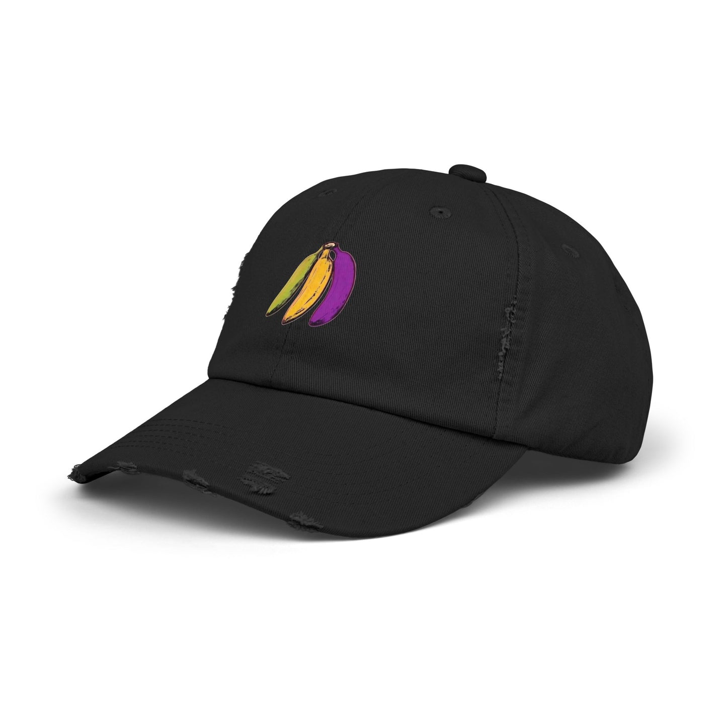 Tropical Bananas Distressed Cap