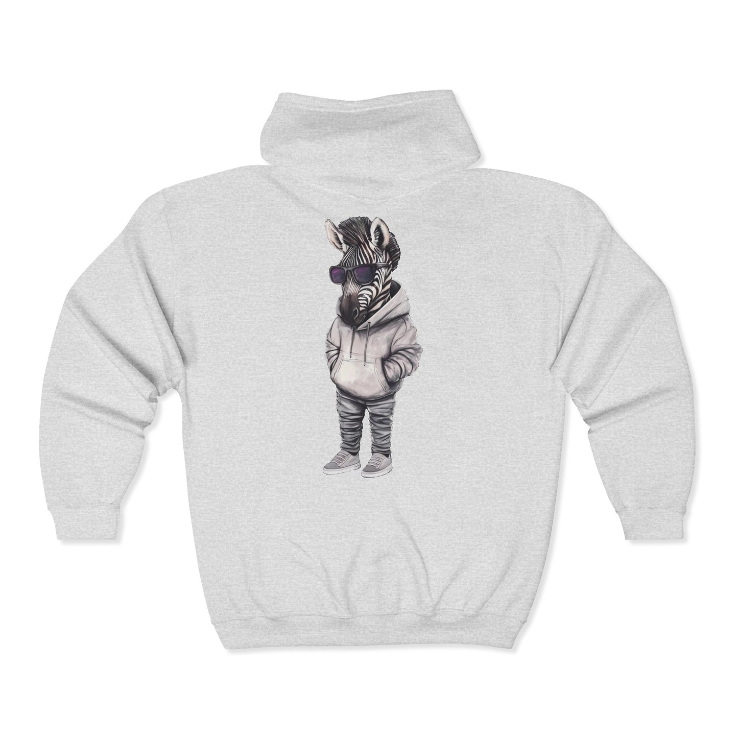 Chill Zebra Full Zipper Hoodie