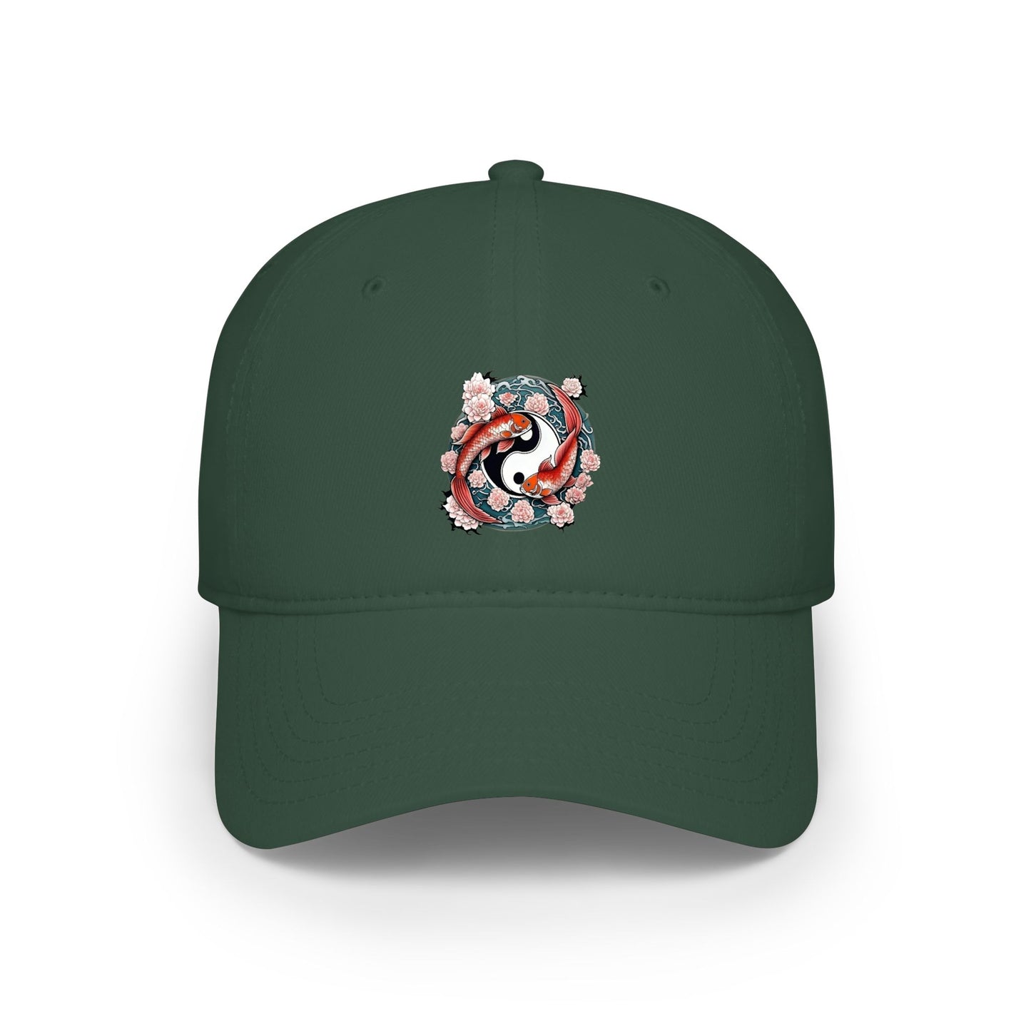 Koi Fish Yin Yang Baseball Cap