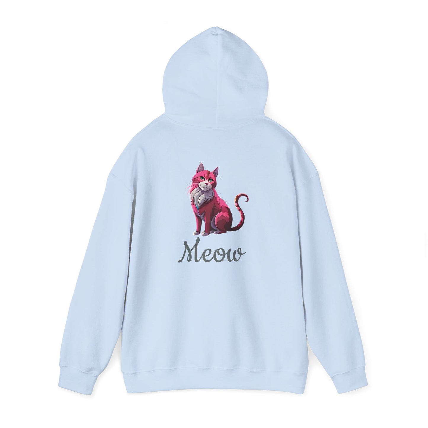 Pink Cat Hooded Sweatshirt