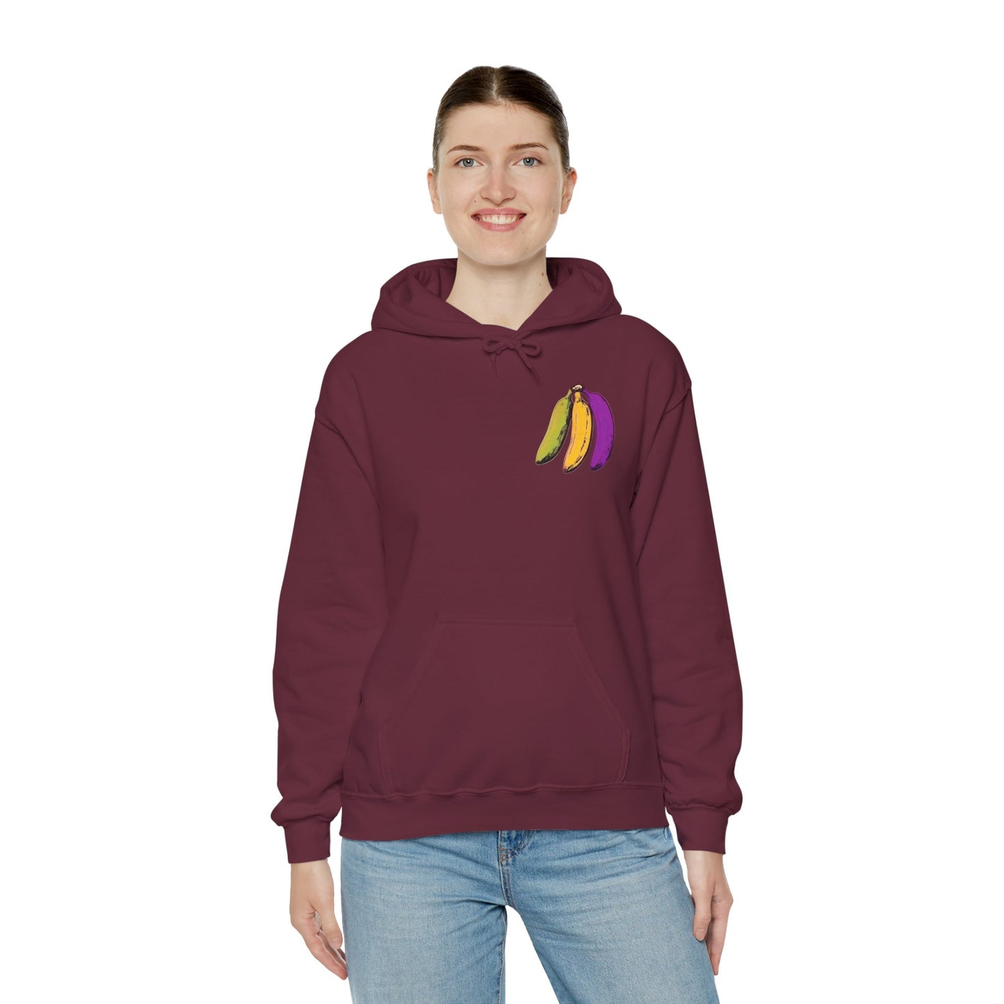 Tropical Bananas Hooded Sweatshirt