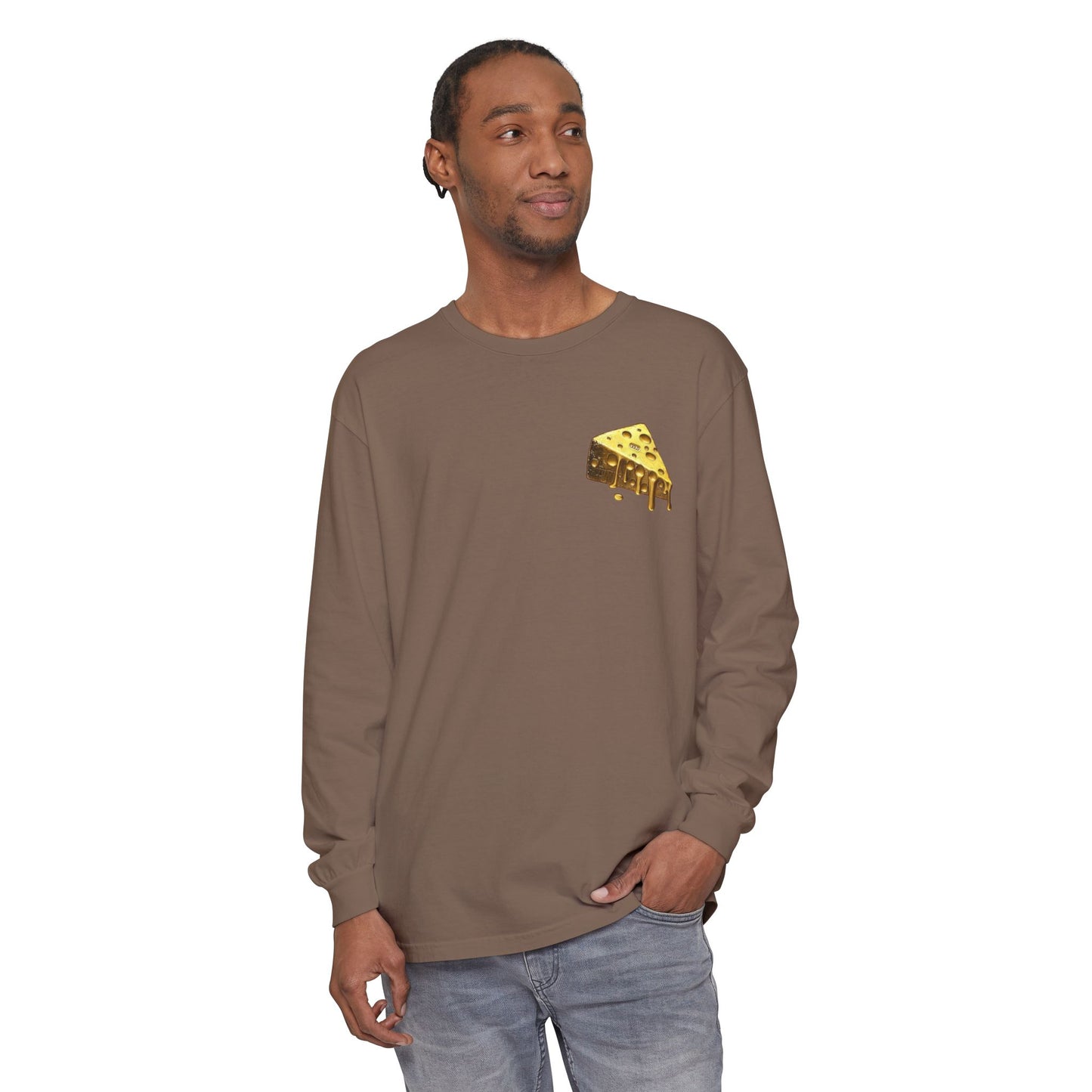 Gold Cheese Long Sleeve Tee