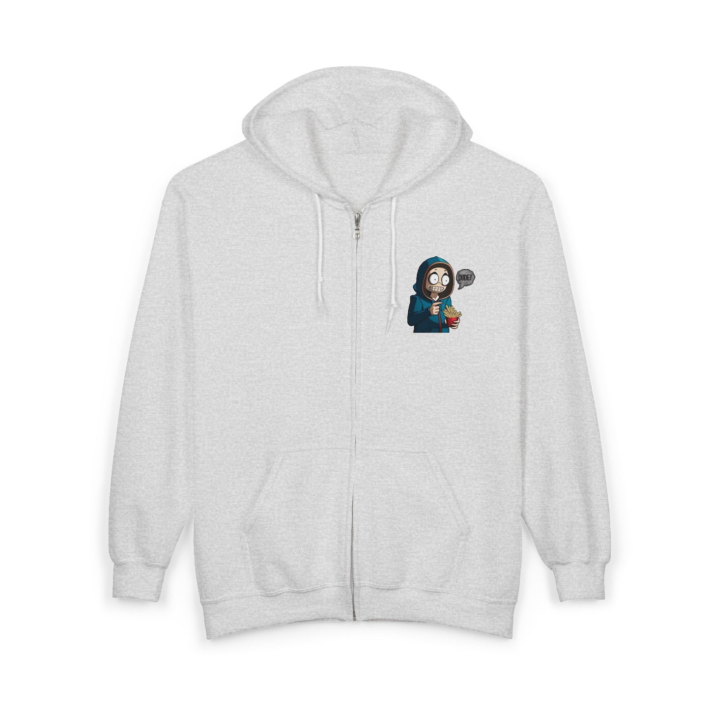 DUDE! Full Zipper Hoodie
