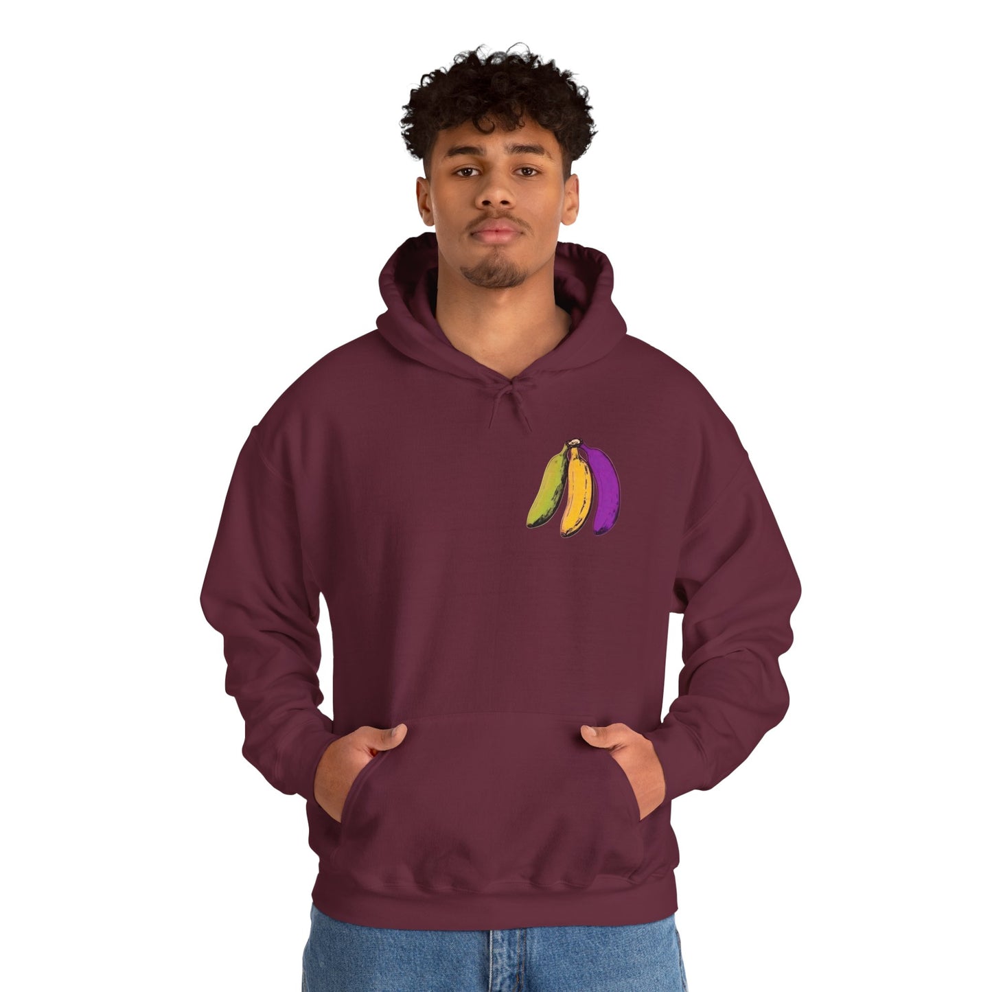 Tropical Bananas Hooded Sweatshirt