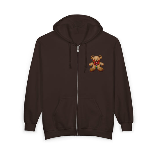 Cookie Bear Full Zipper Hoodie
