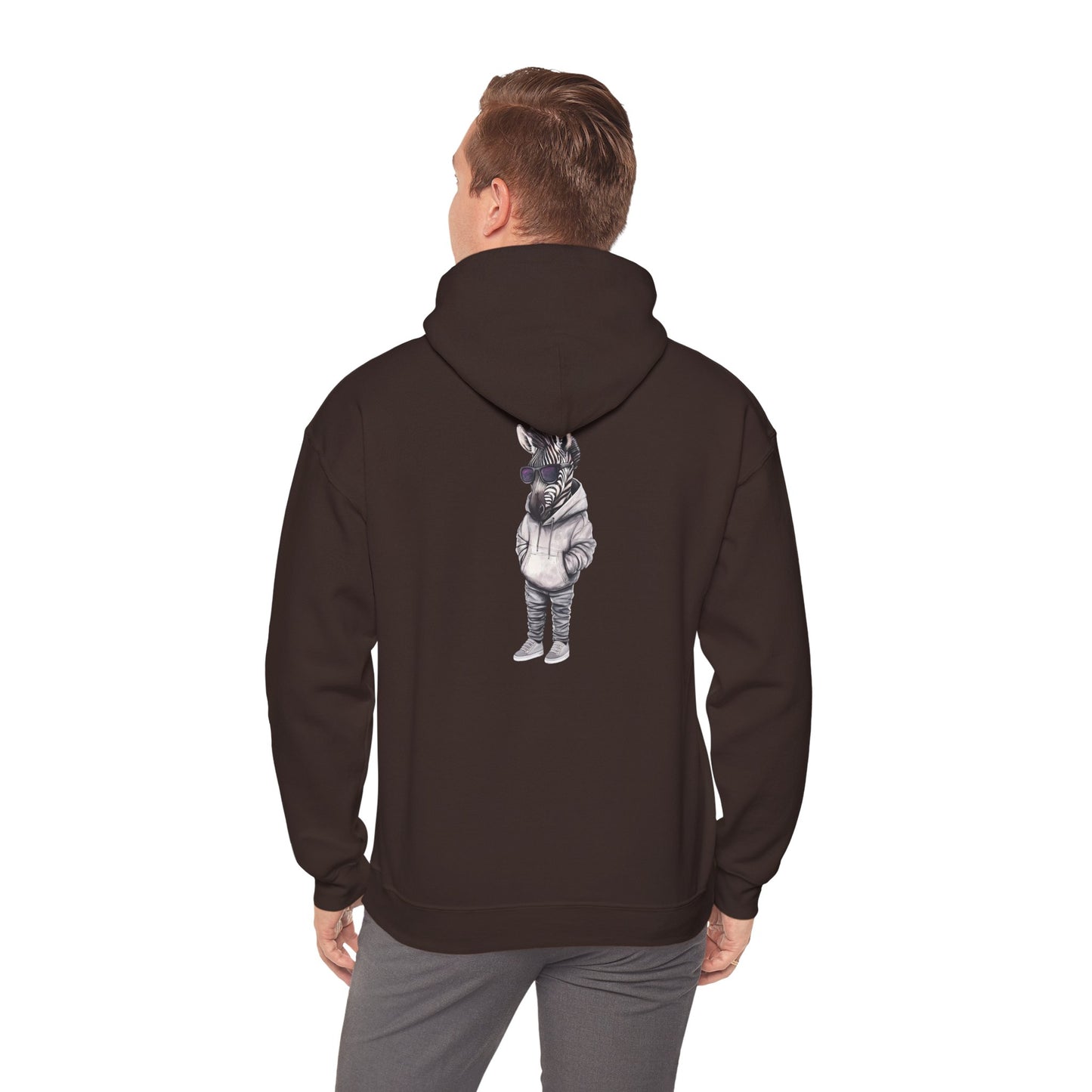 Chill Zebra Hooded Sweatshirt