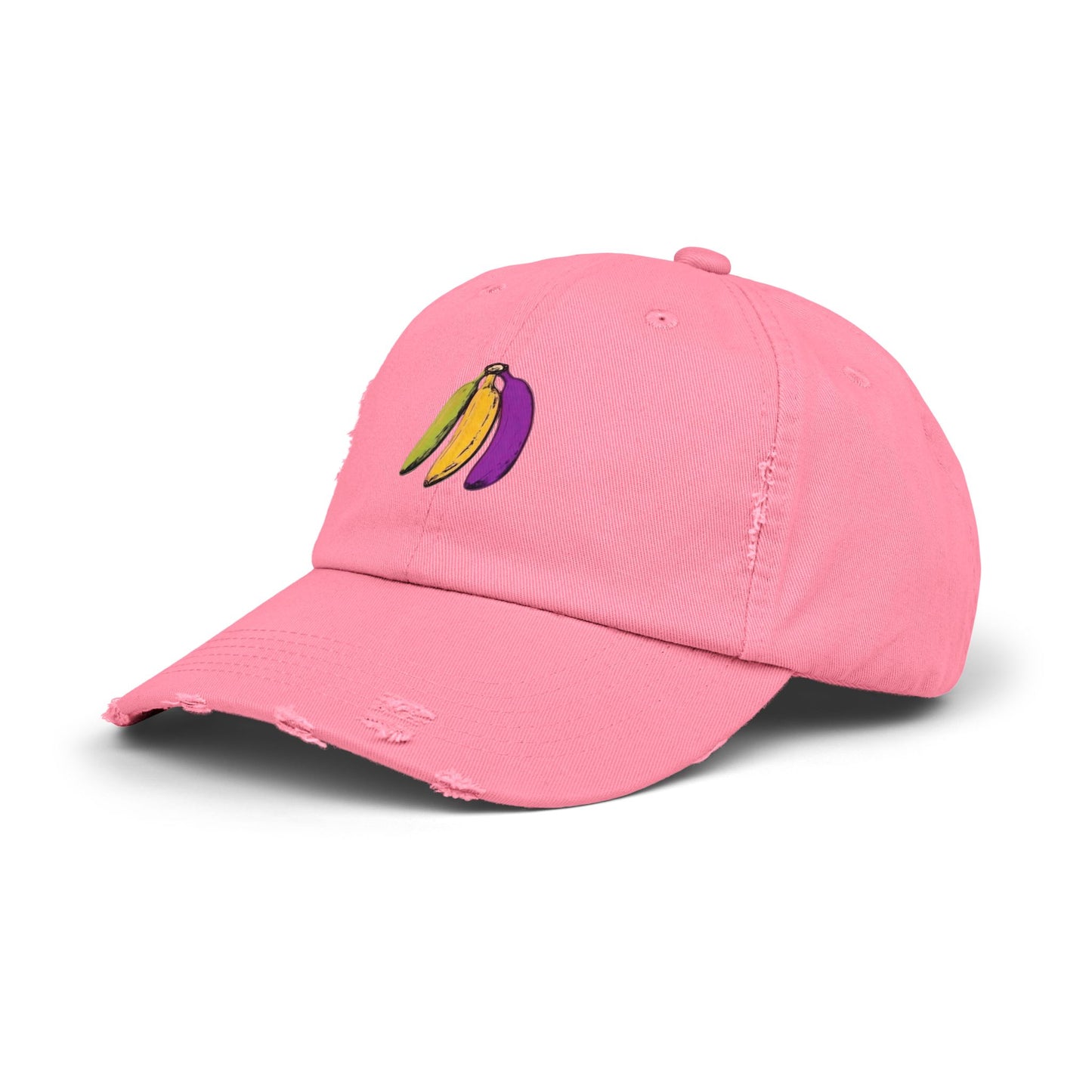 Tropical Bananas Distressed Cap