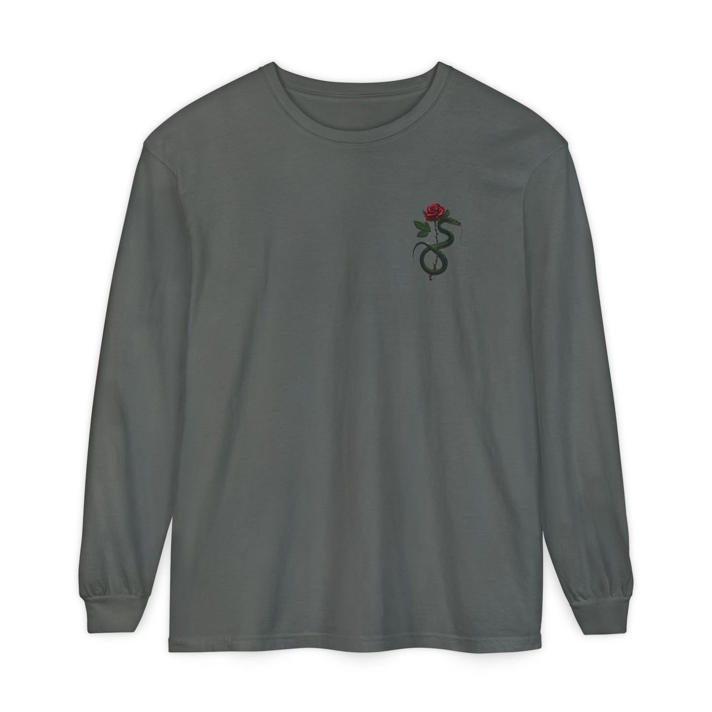 Snake Rose Long Sleeve T-Shirt