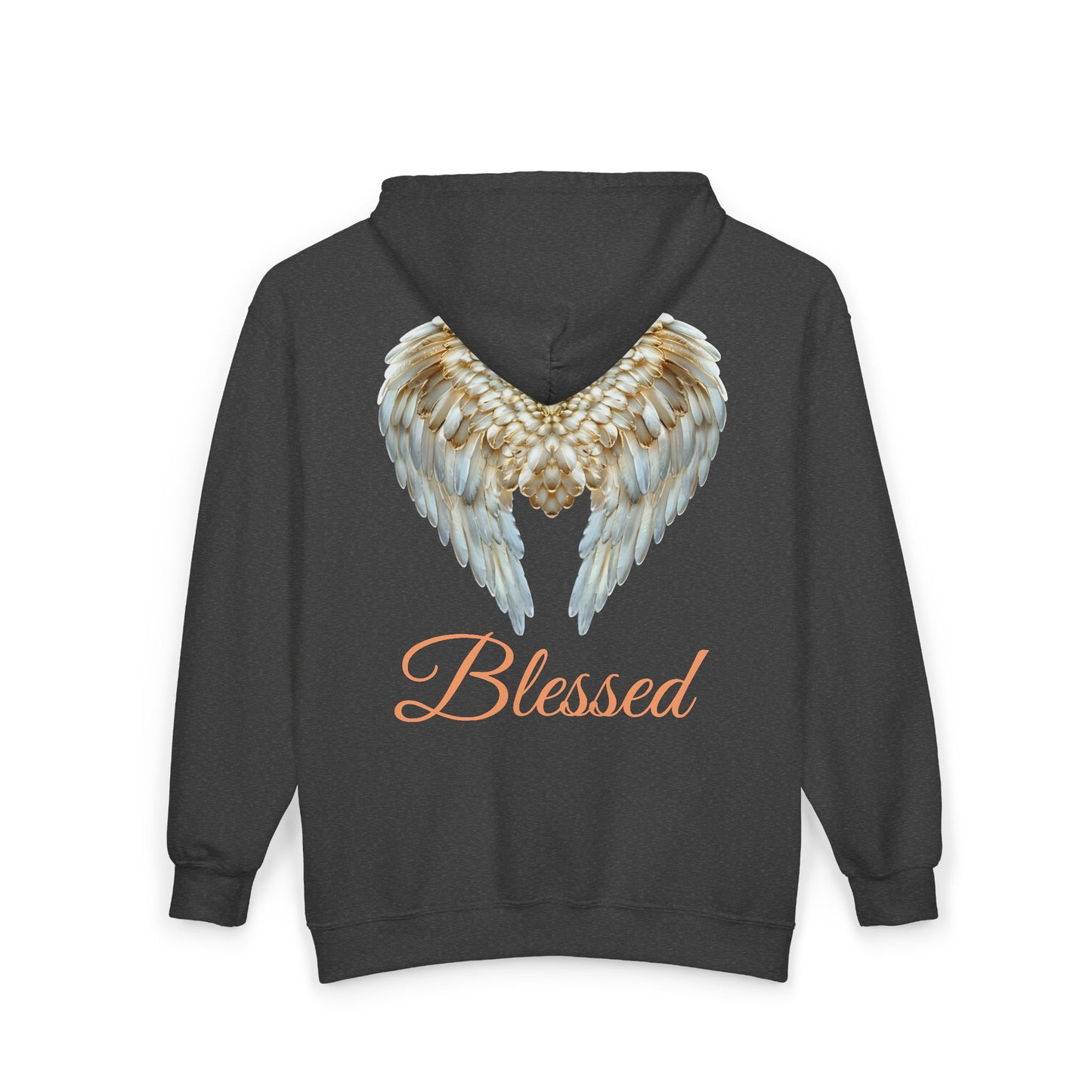 Blessed Angel Wing  Full Zipper Hoodie