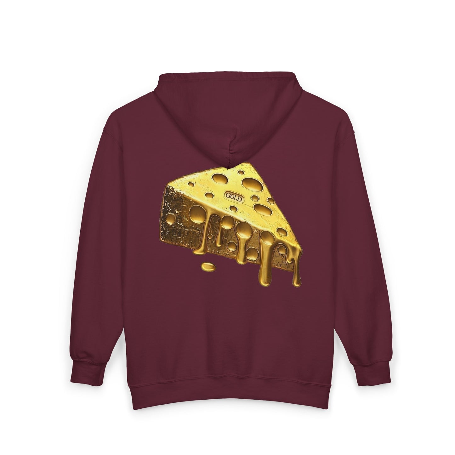 Gold Cheese Full Zipper Hoodie