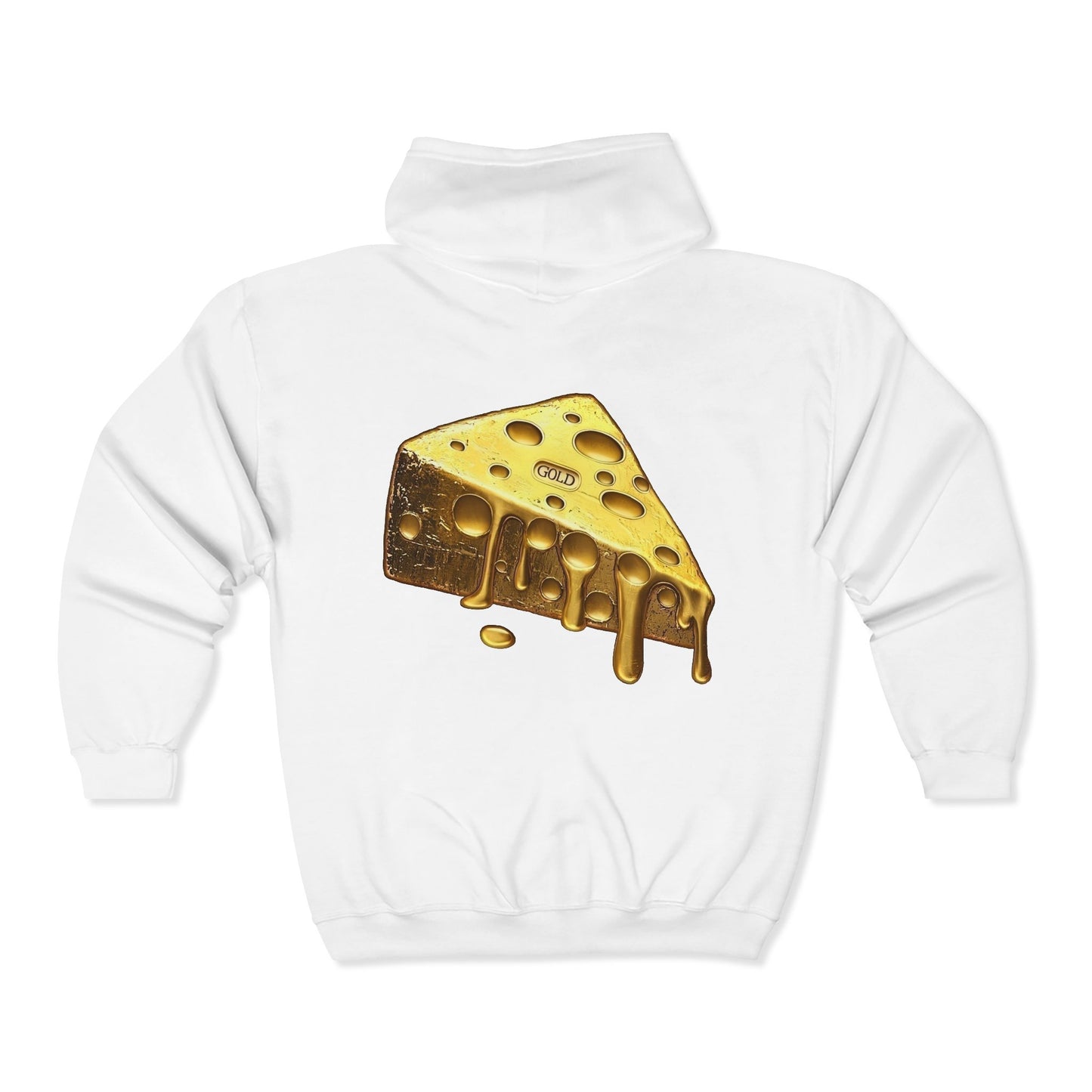 Gold Cheese Full Zipper Hoodie