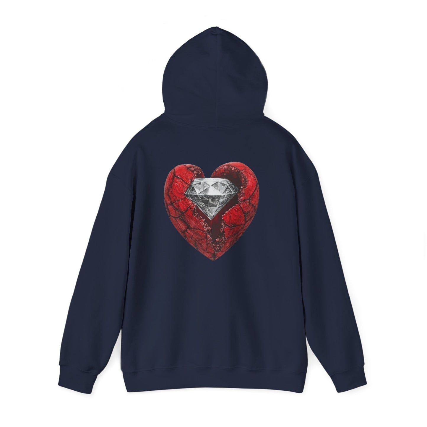 Diamond Heart Hooded Sweatshirt