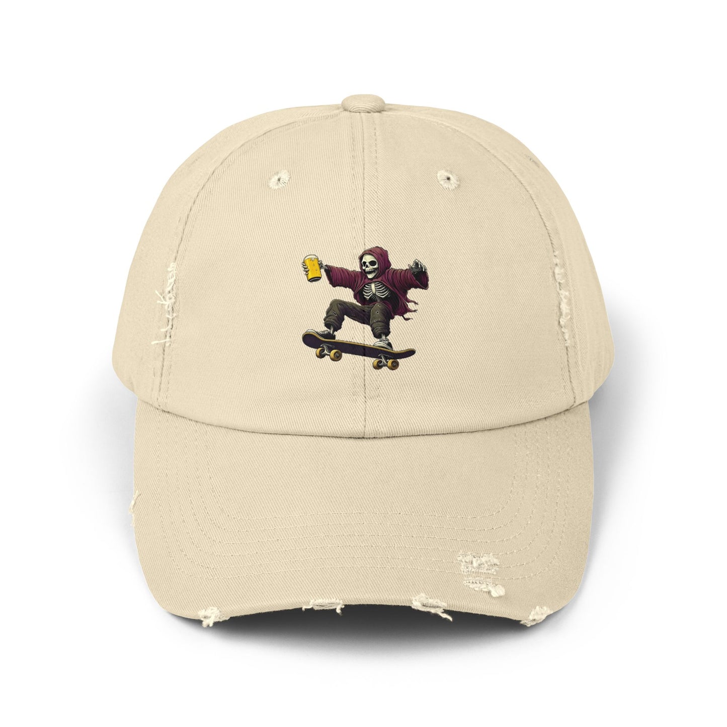 Skateboard Skeleton Cap
