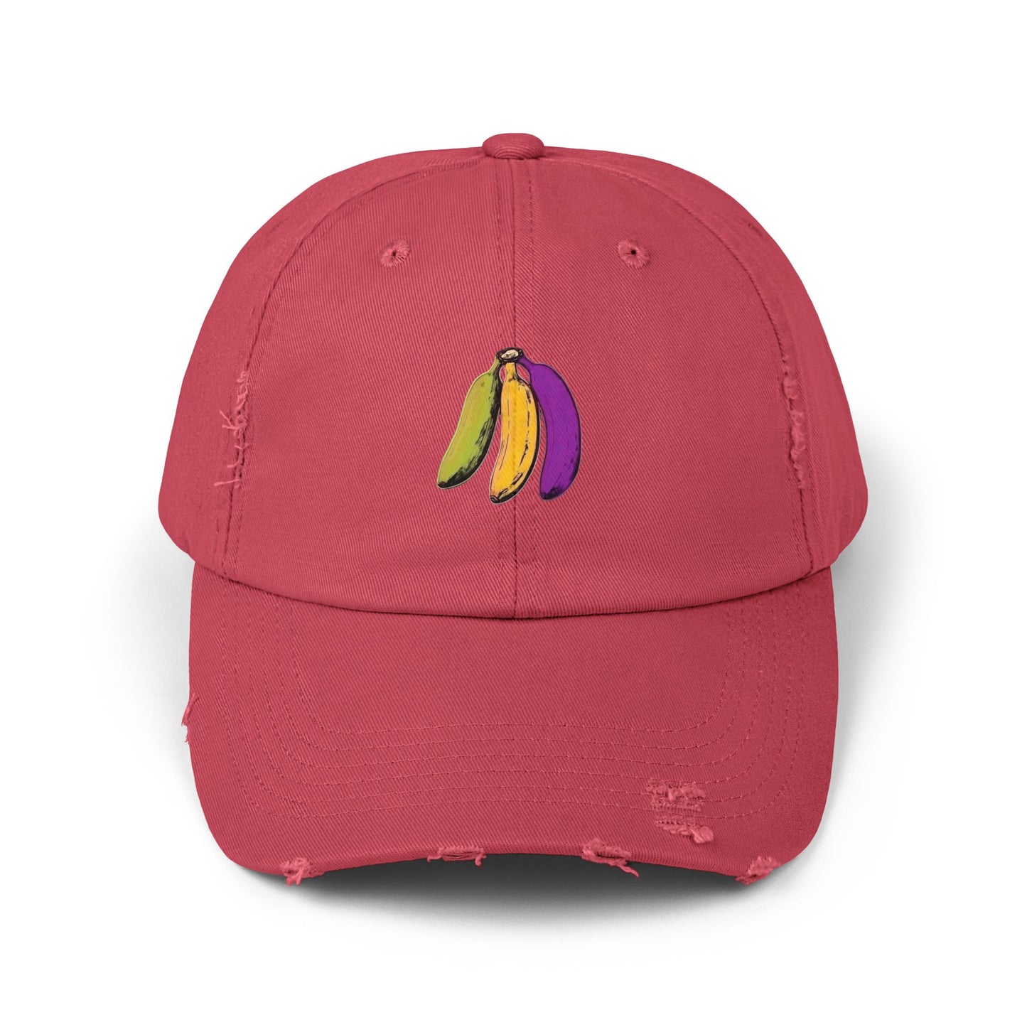Tropical Bananas Distressed Cap