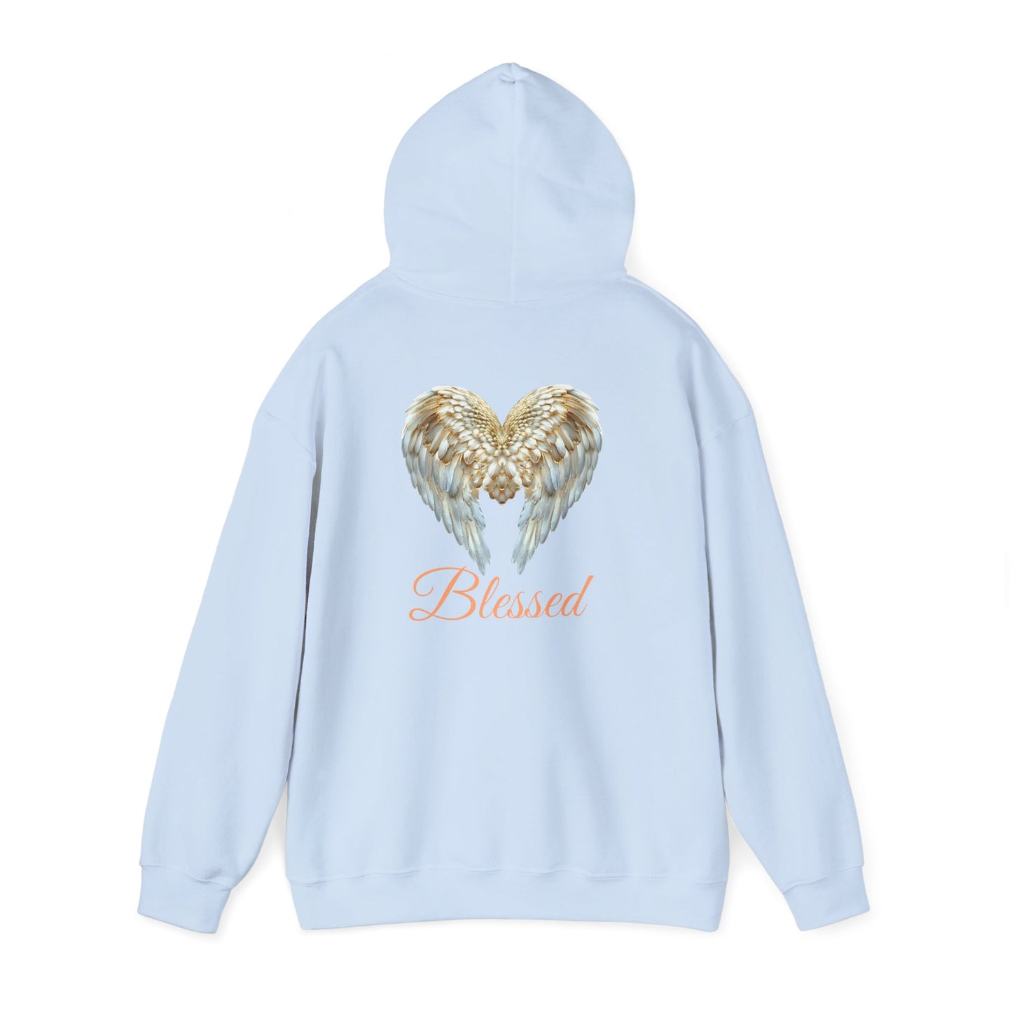 Blessed Angel Wing Hooded Sweatshirt