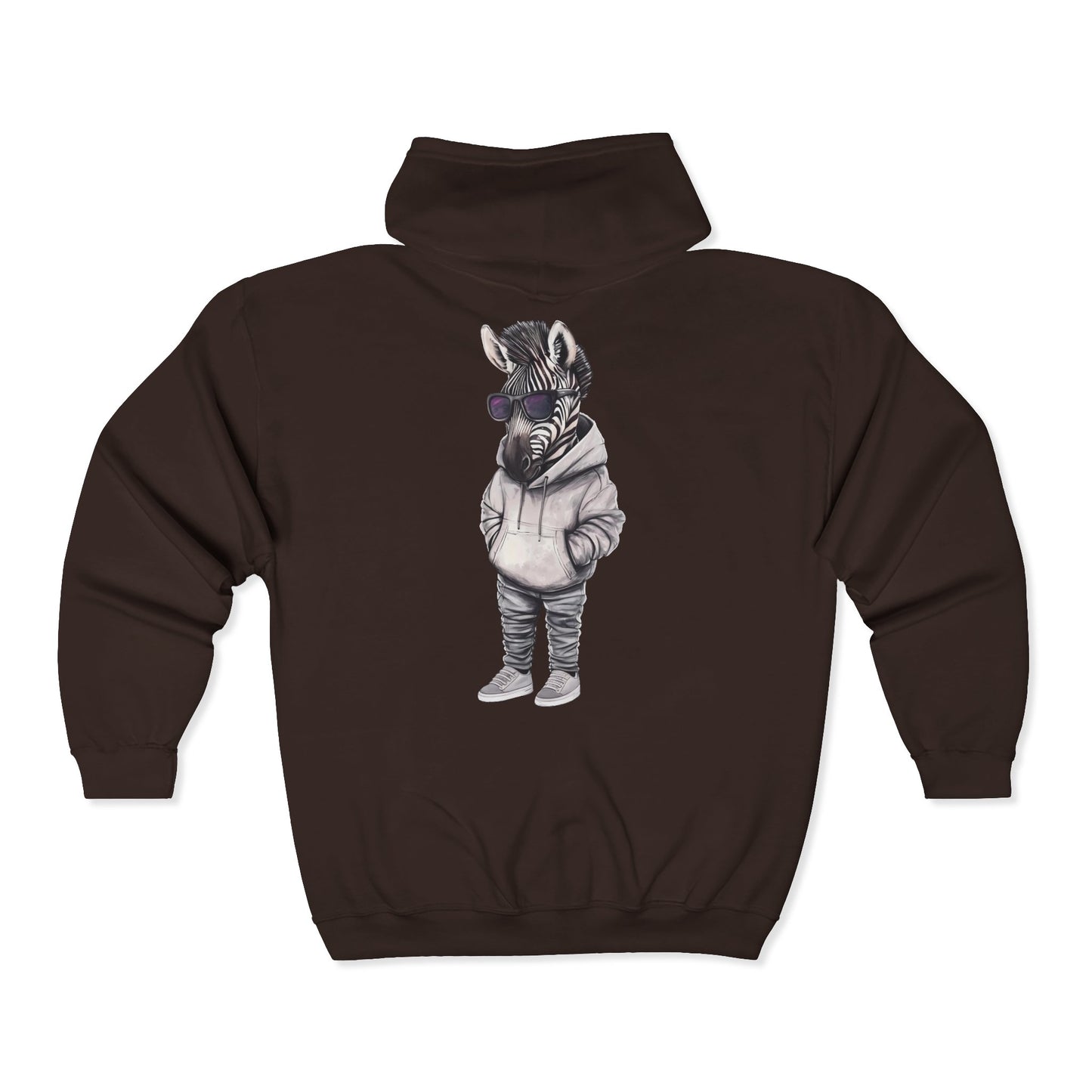 Chill Zebra Full Zipper Hoodie