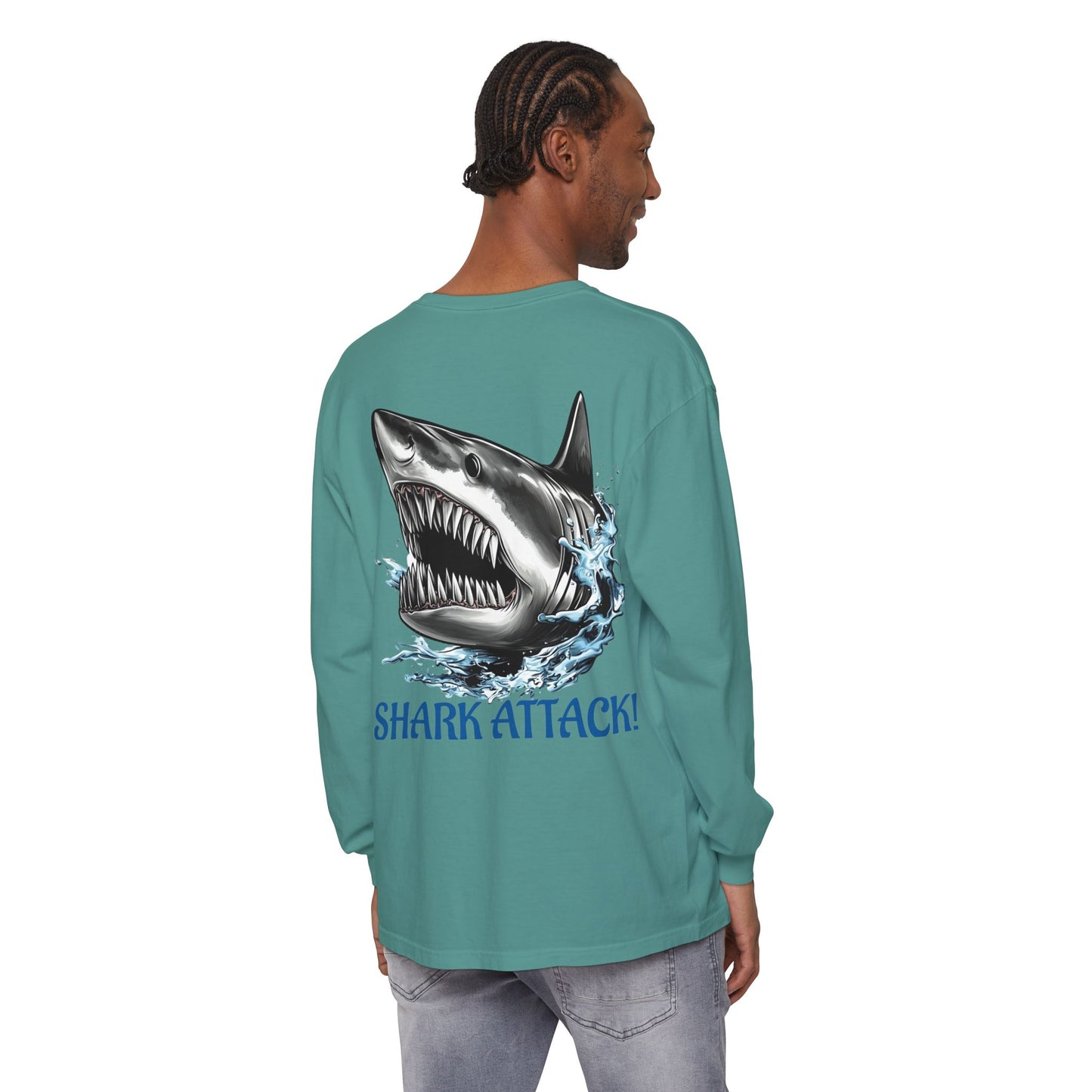 Shark Attack Long Sleeve T-Shirt