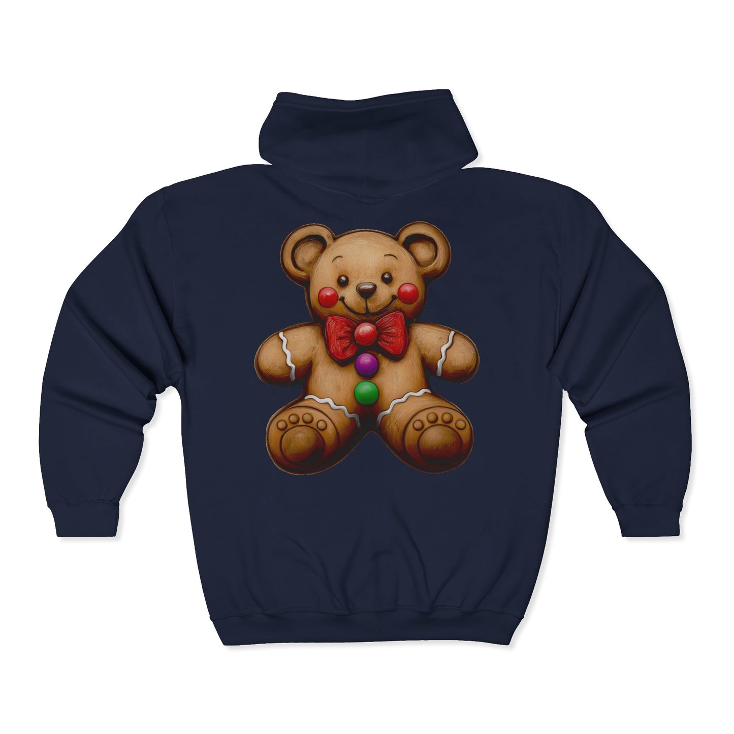 Cookie Bear Full Zipper Hoodie