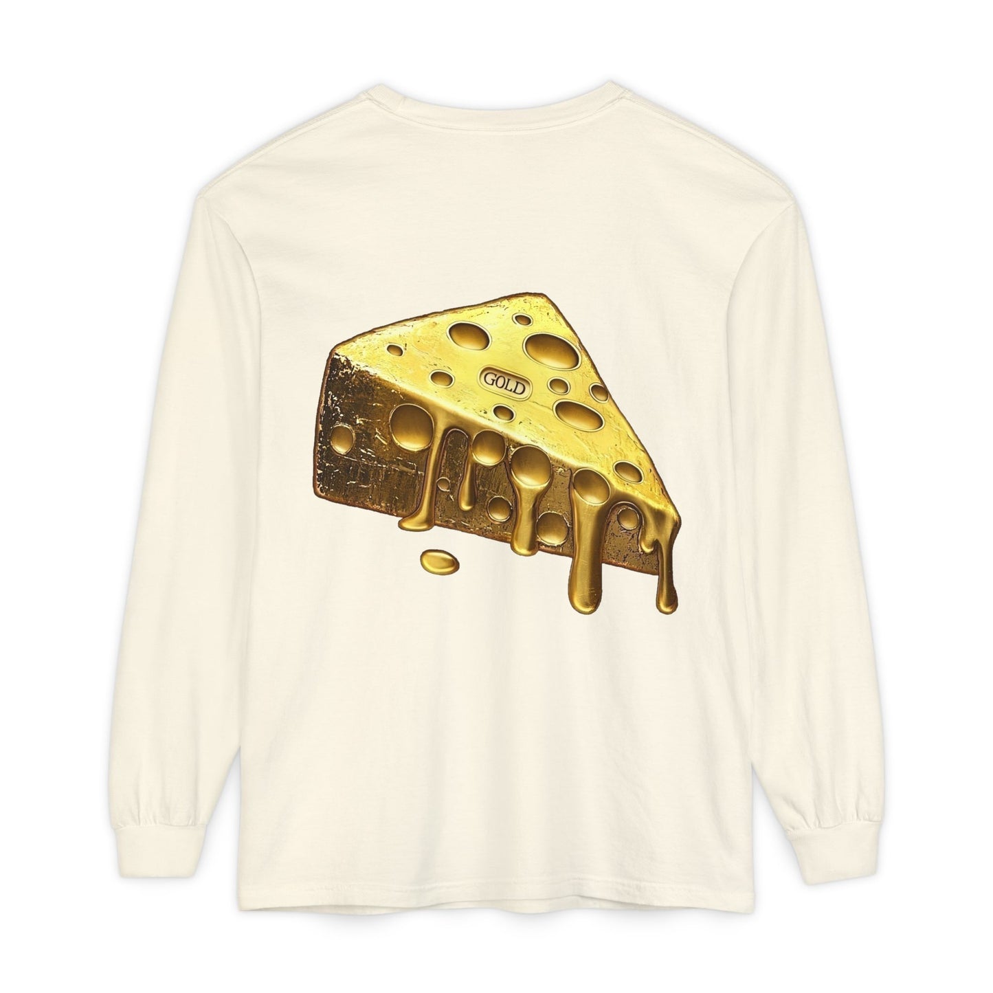 Gold Cheese Long Sleeve Tee