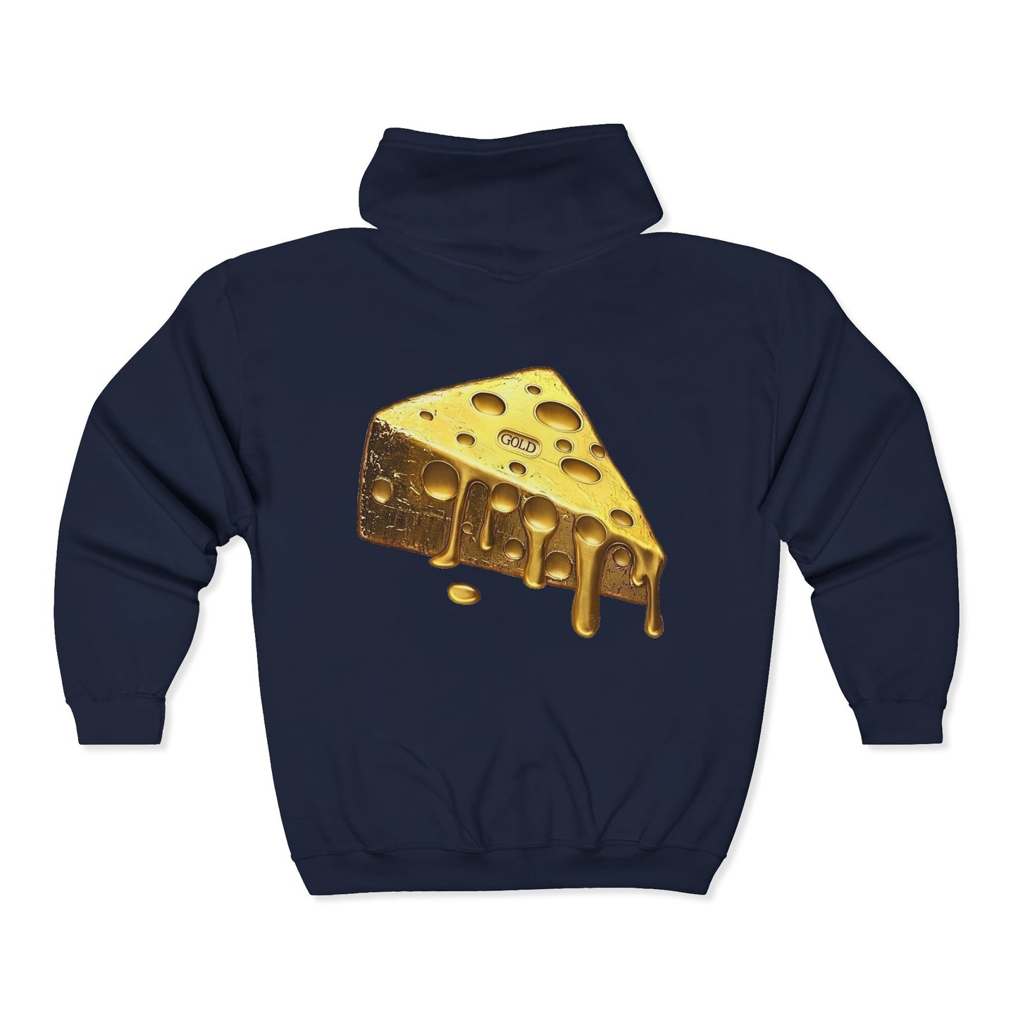 Gold Cheese Full Zipper Hoodie