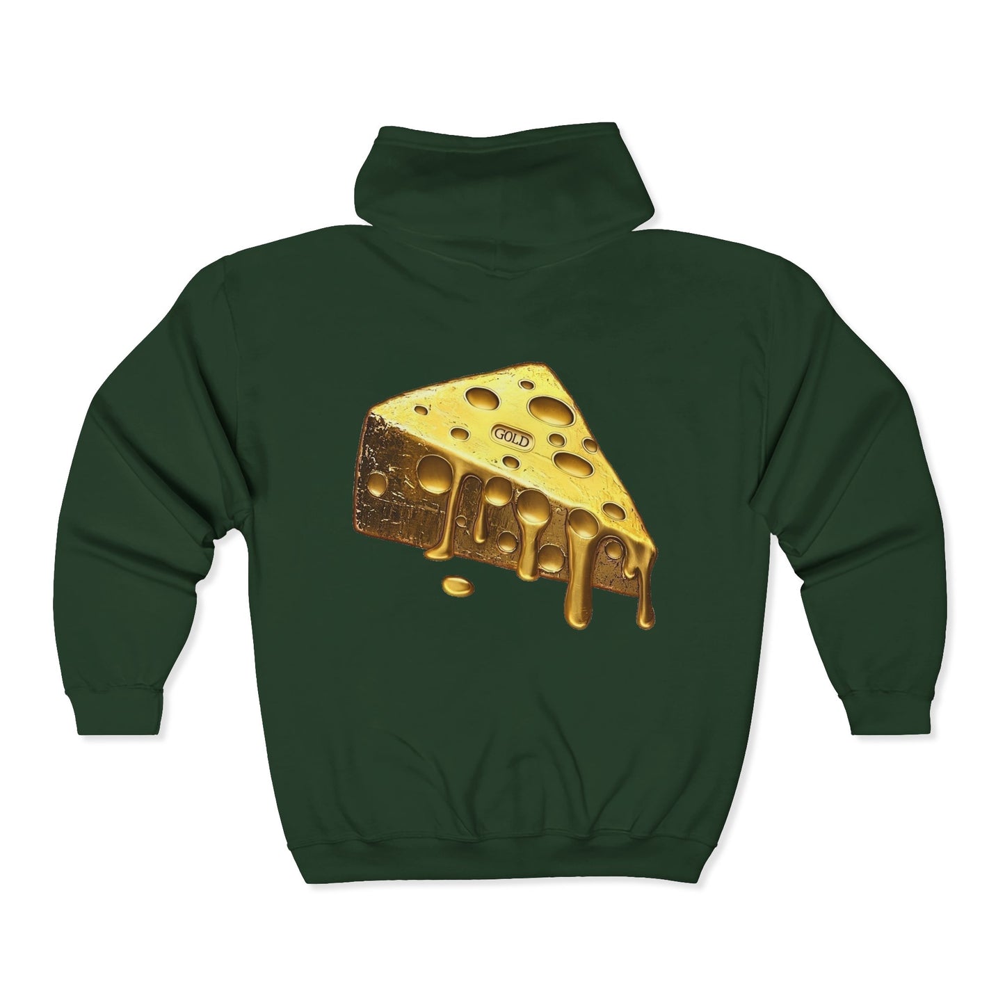 Gold Cheese Full Zipper Hoodie
