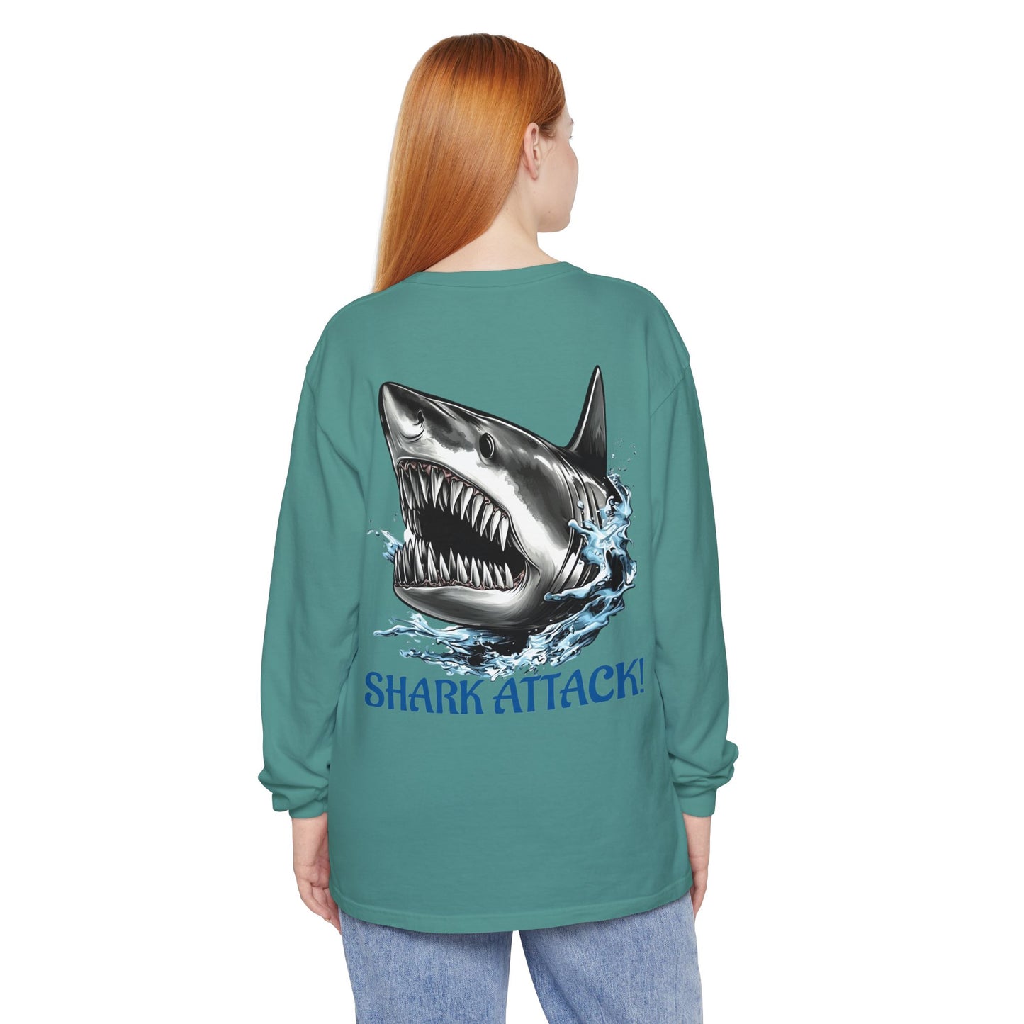 Shark Attack Long Sleeve T-Shirt